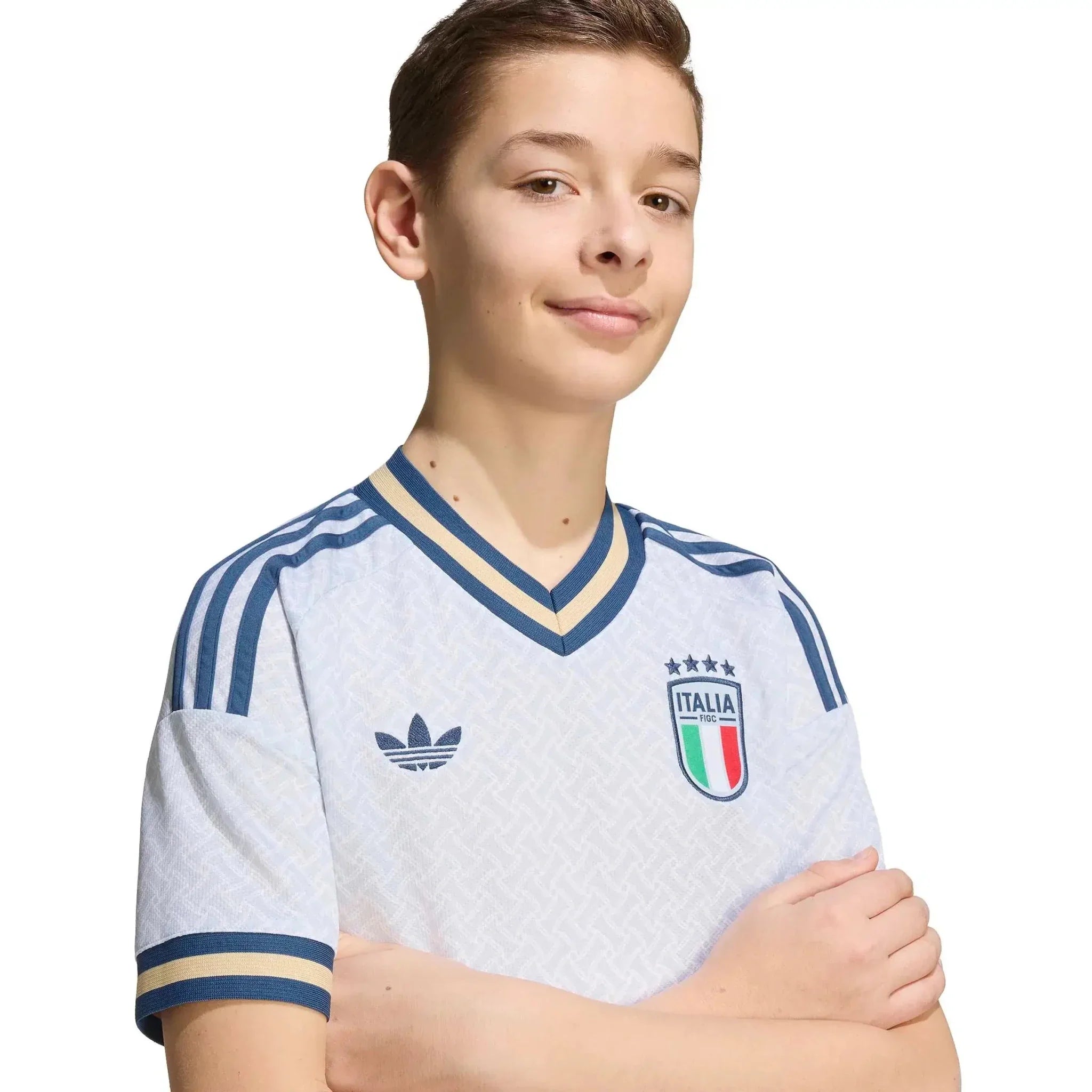adidas 2026 Italy Youth Stadium Away Soccer Jersey 3