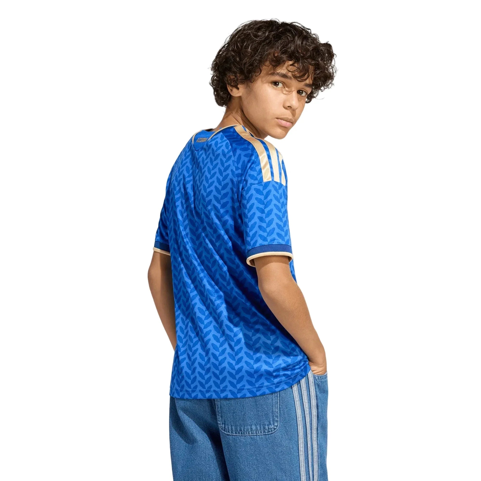 adidas 2026 Italy Youth Stadium Home Soccer Jersey 6