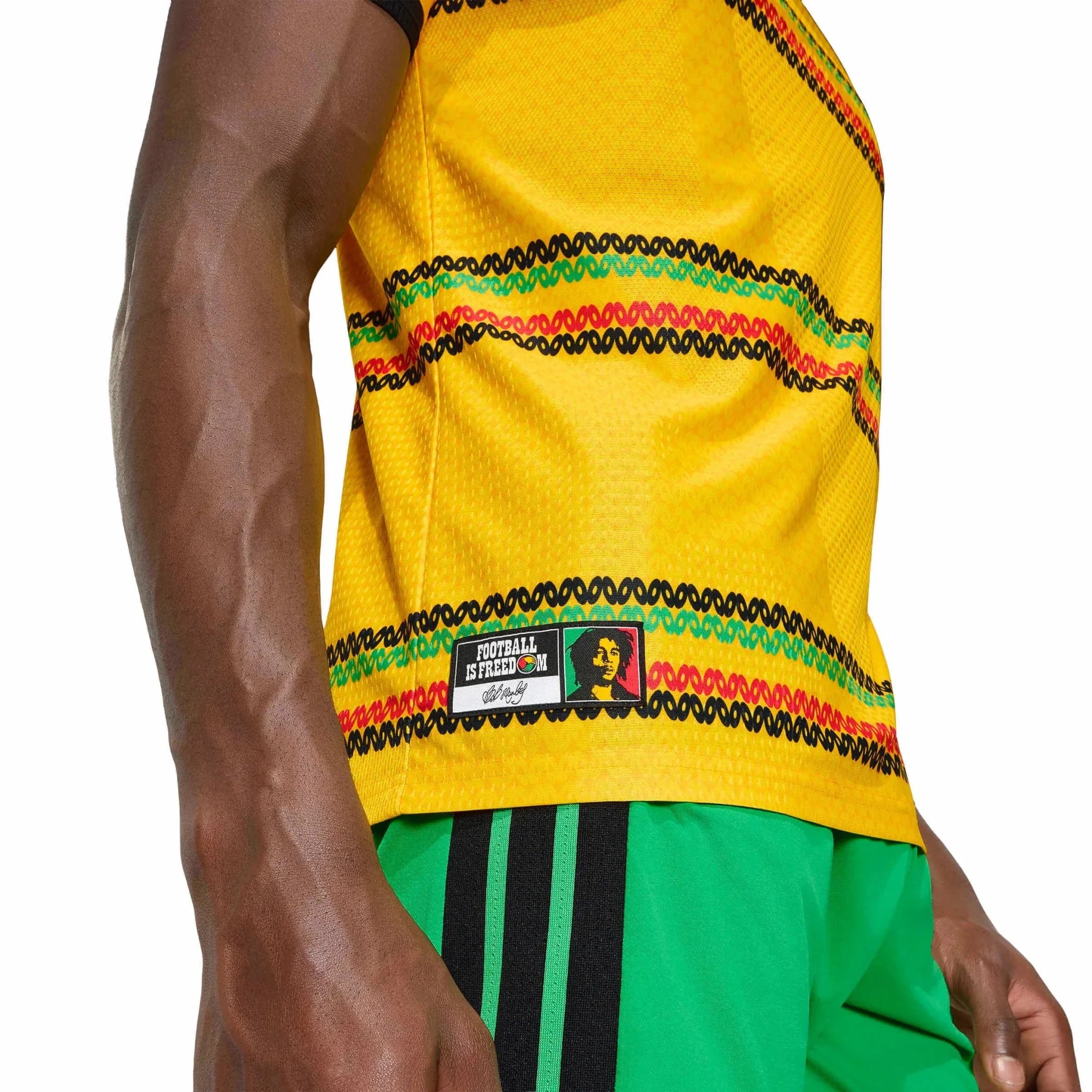 adidas 2026 Jamaica Men's Authentic Home Soccer Jersey 6