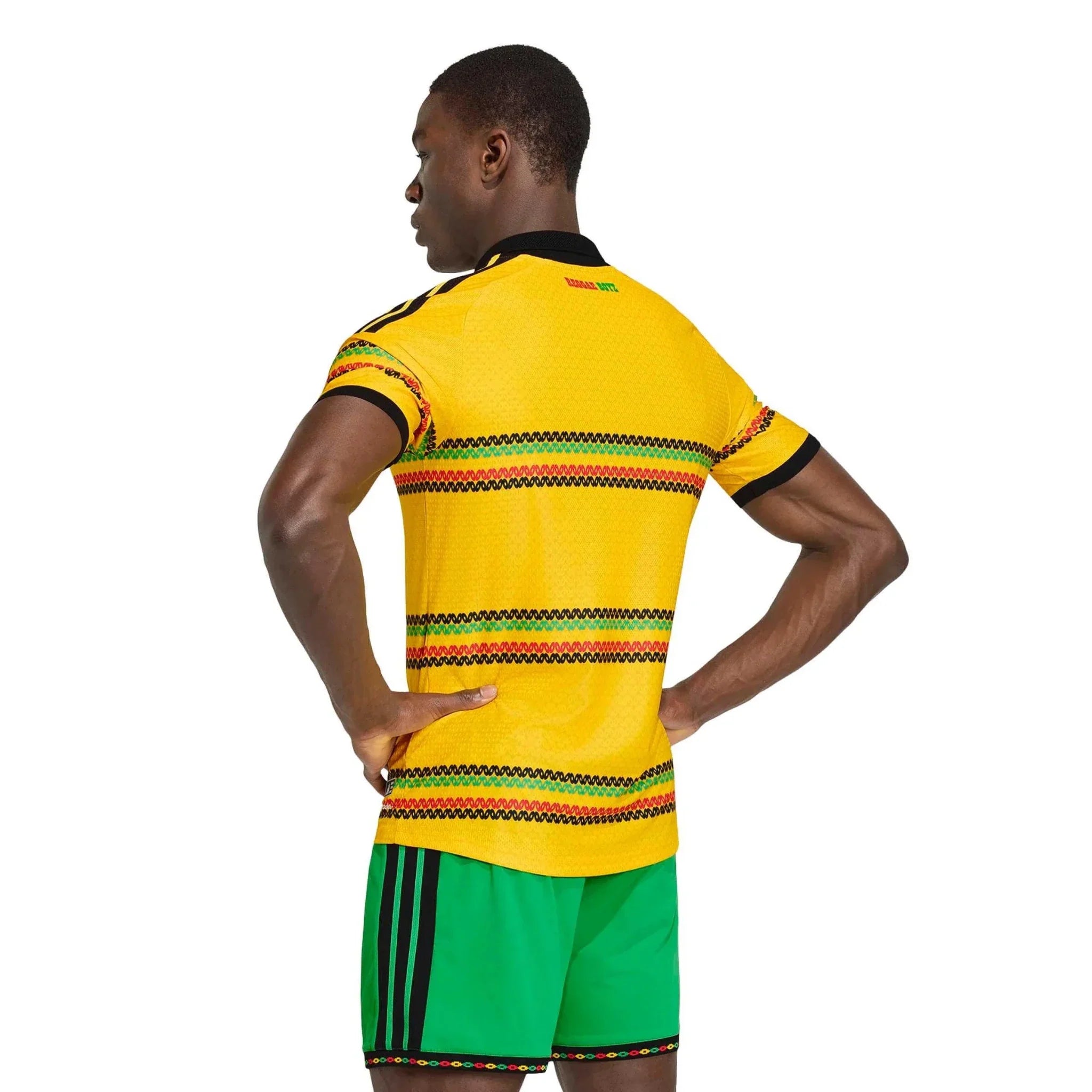 adidas 2026 Jamaica Men's Authentic Home Soccer Jersey 4