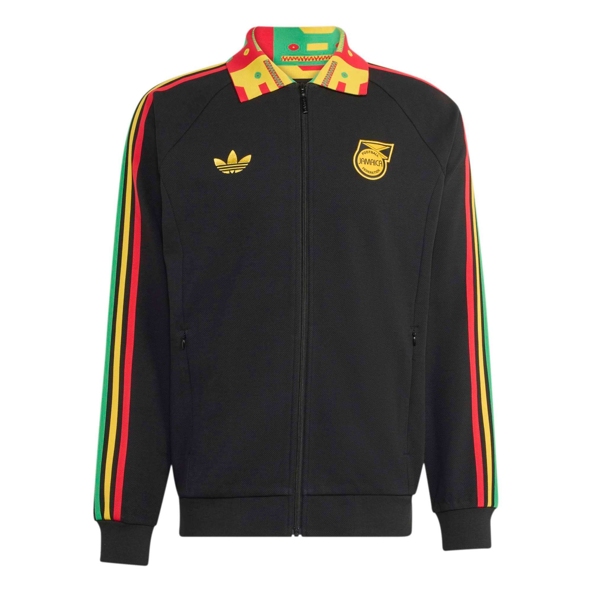 adidas 2026 Jamaica Men's Bob Marley Away Anthem Jacket 1