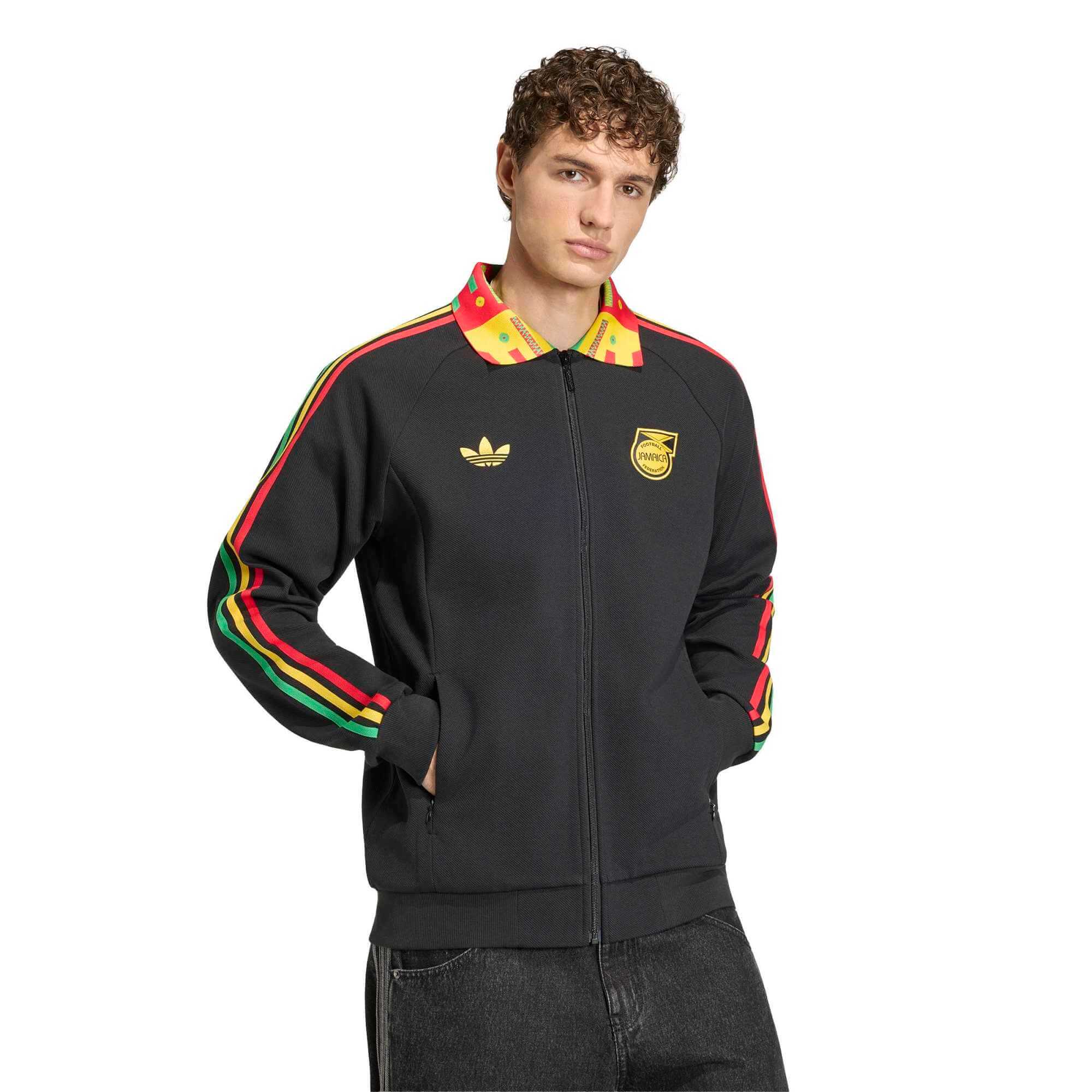 adidas 2026 Jamaica Men's Bob Marley Away Anthem Jacket 2