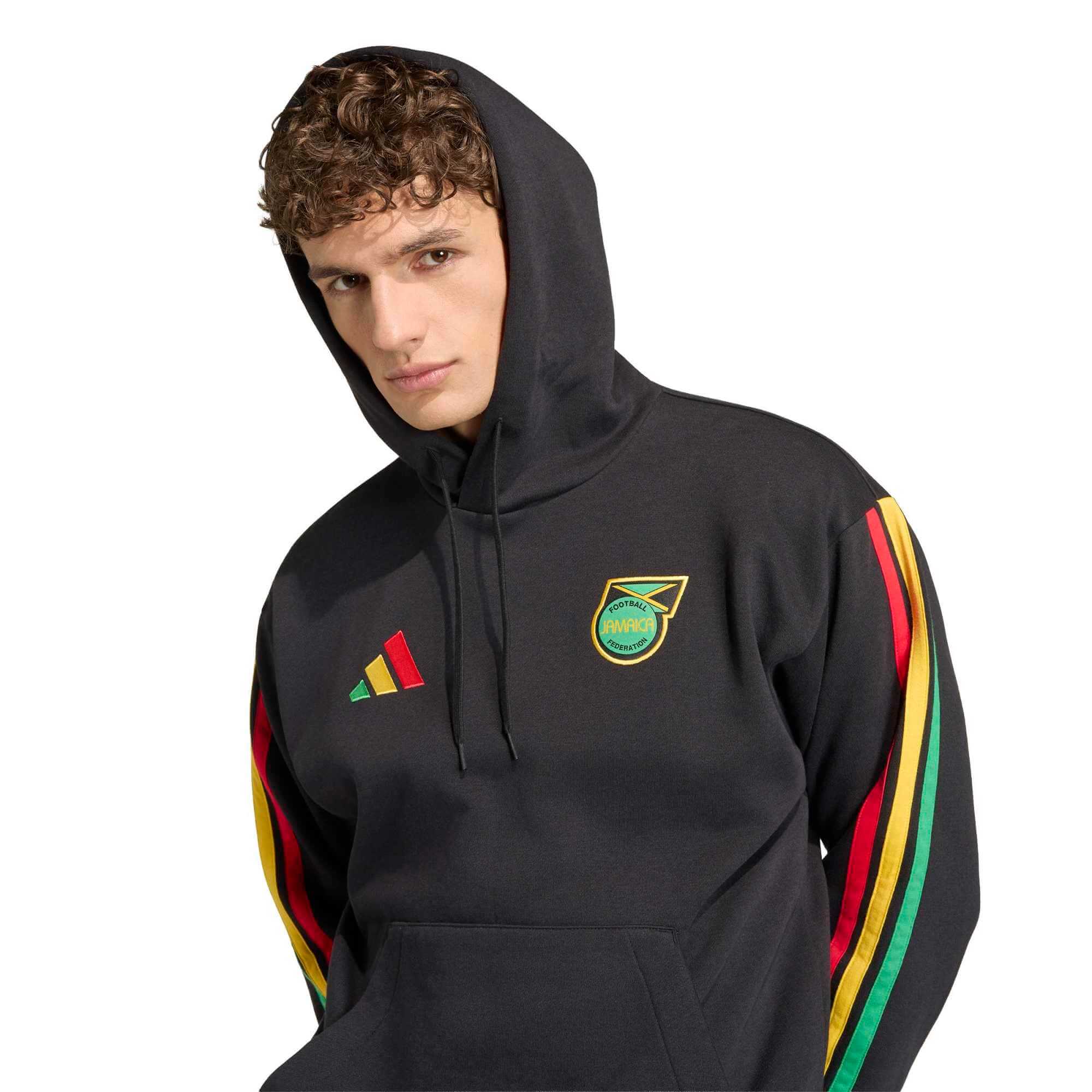 adidas 2026 Jamaica Men's DNA Fleece Hoodie 4