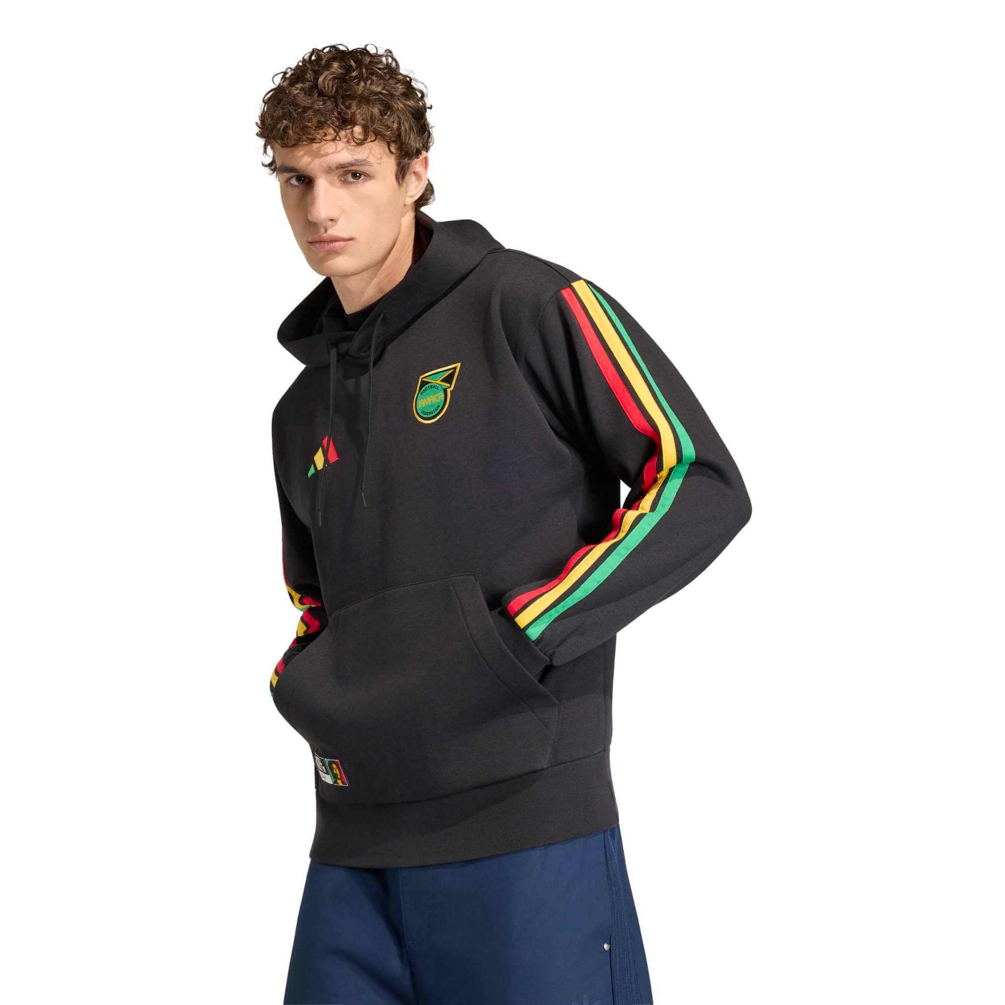 adidas 2026 Jamaica Men's DNA Fleece Hoodie 2