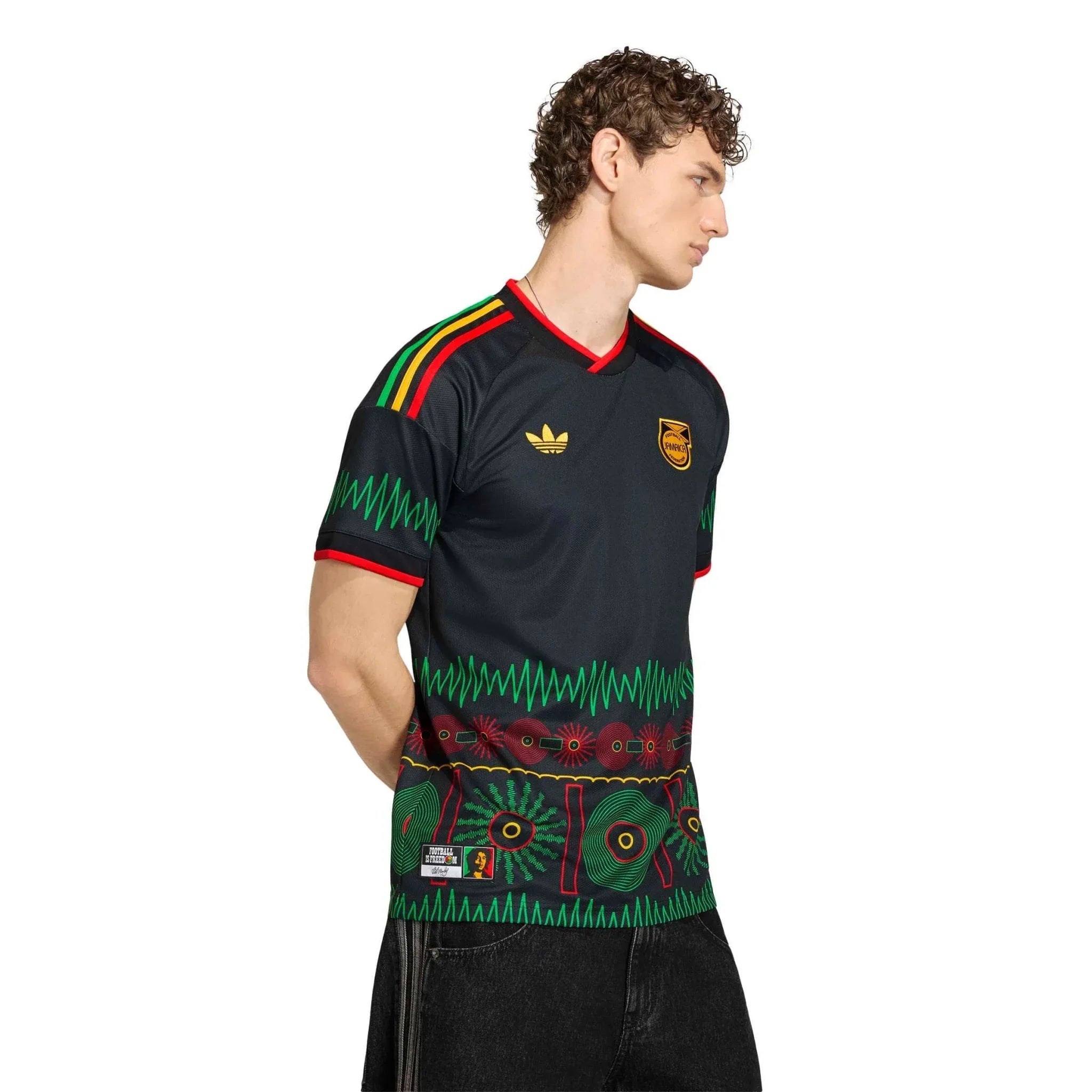 adidas 2026 Jamaica Men's Stadium Away Soccer Jersey 3
