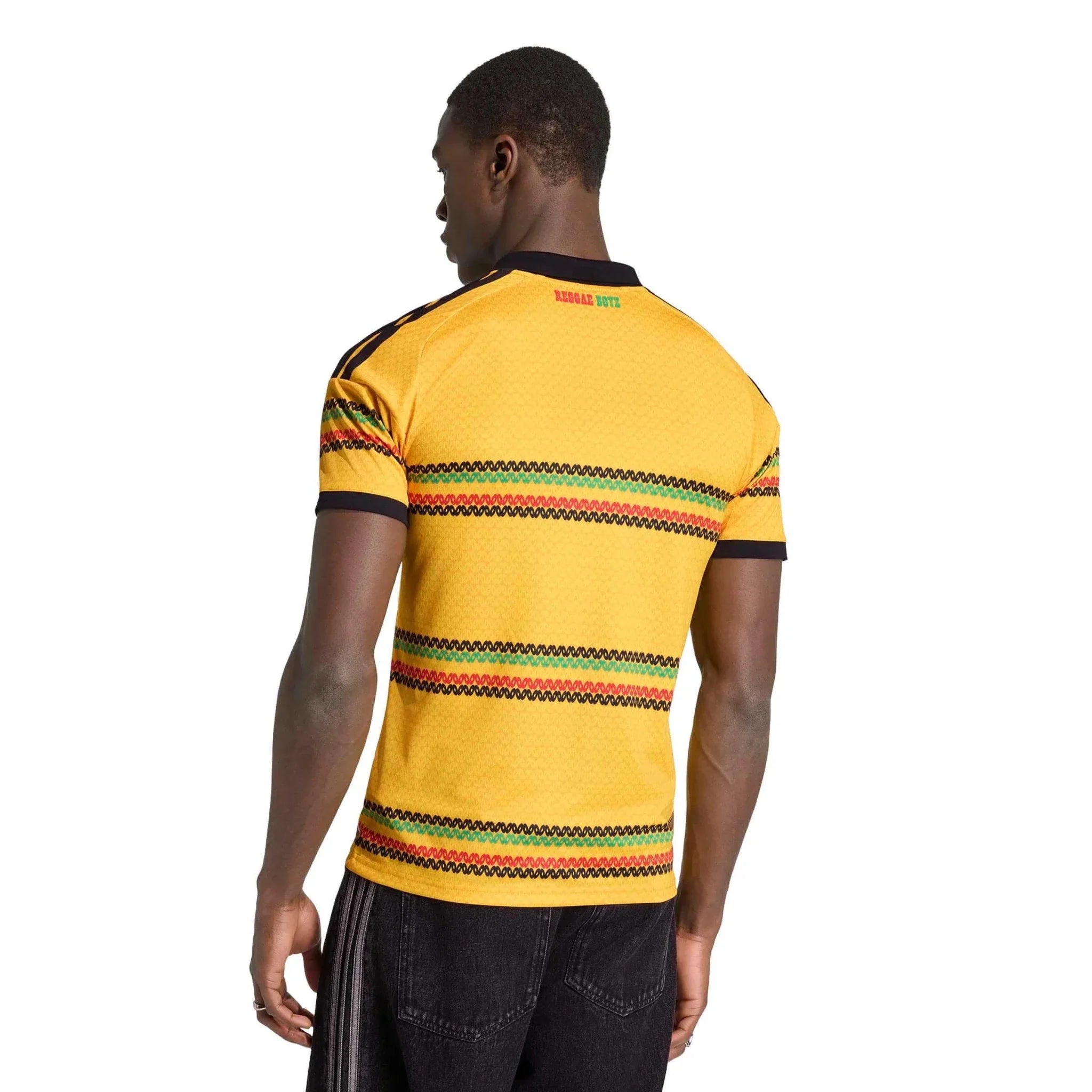 adidas 2026 Jamaica Men's Stadium Home Soccer Jersey 4