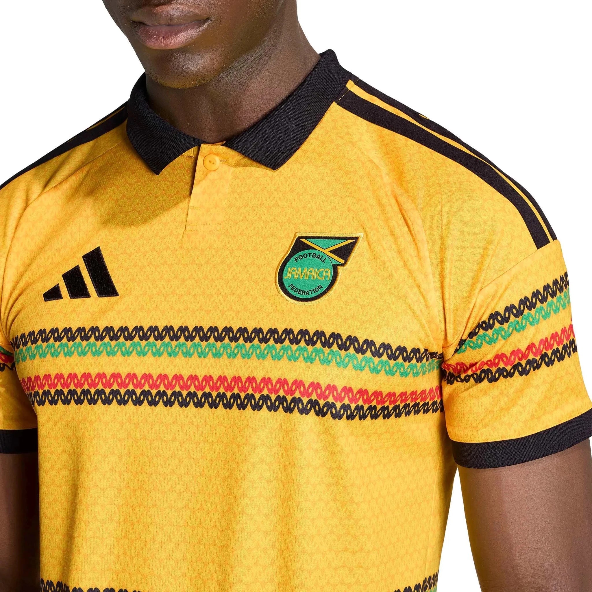 adidas 2026 Jamaica Men's Stadium Home Soccer Jersey 5