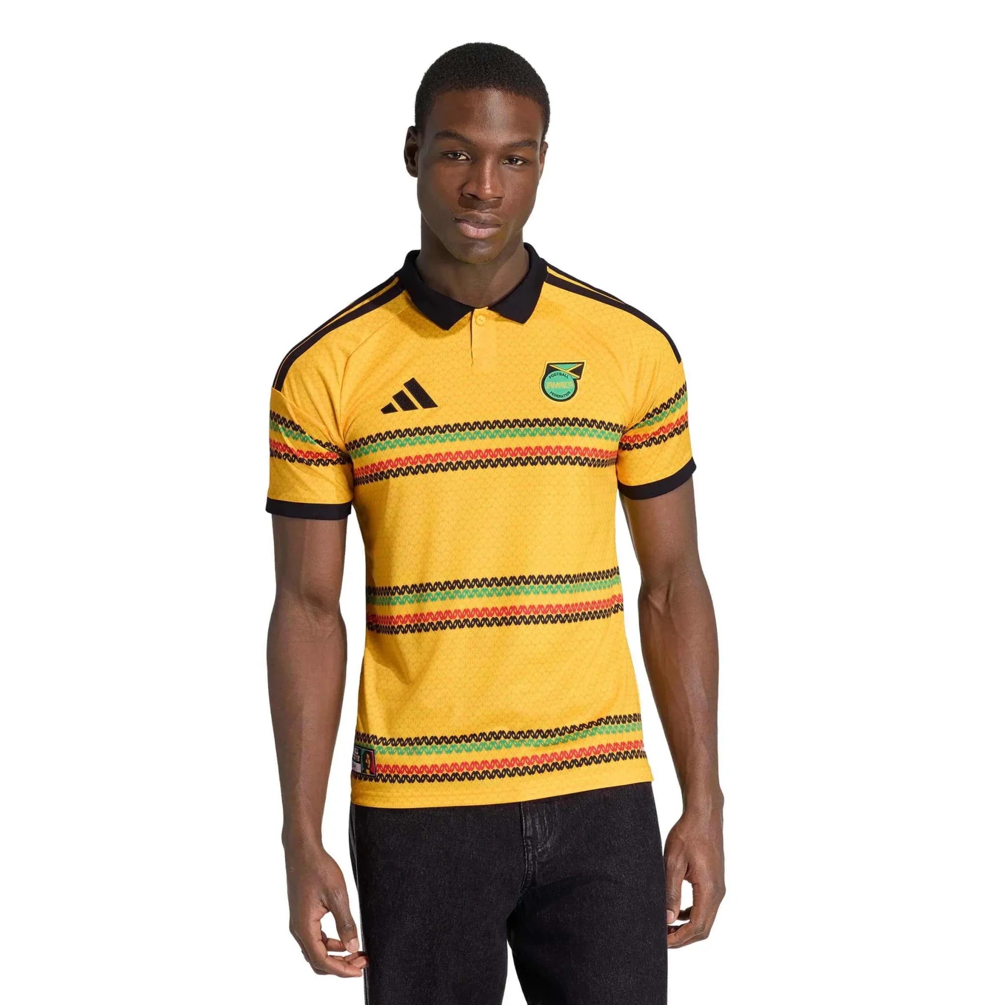 adidas 2026 Jamaica Men's Stadium Home Soccer Jersey 3