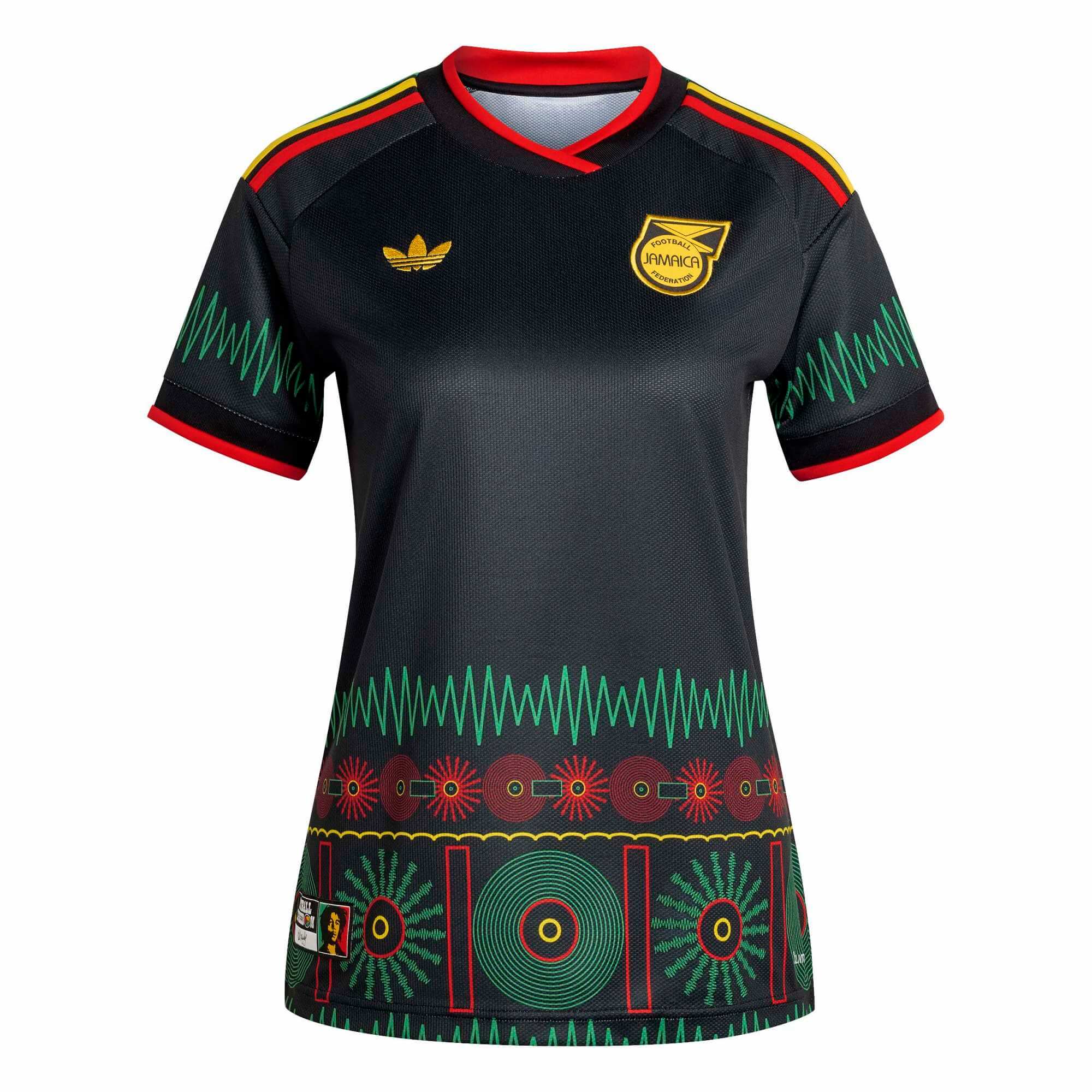 adidas 2026 Jamaica Women's Stadium Away Soccer Jersey 1