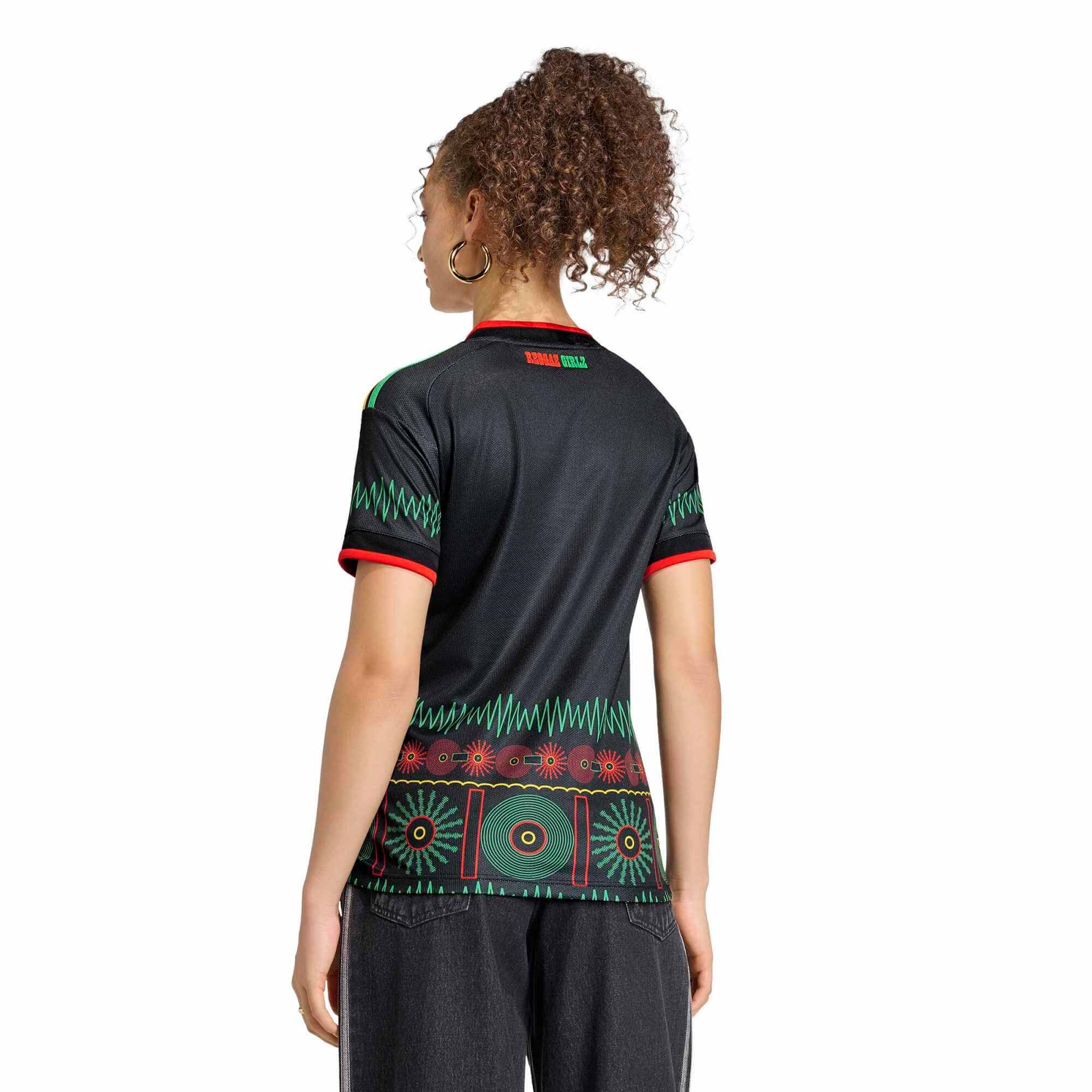 adidas 2026 Jamaica Women's Stadium Away Soccer Jersey 4