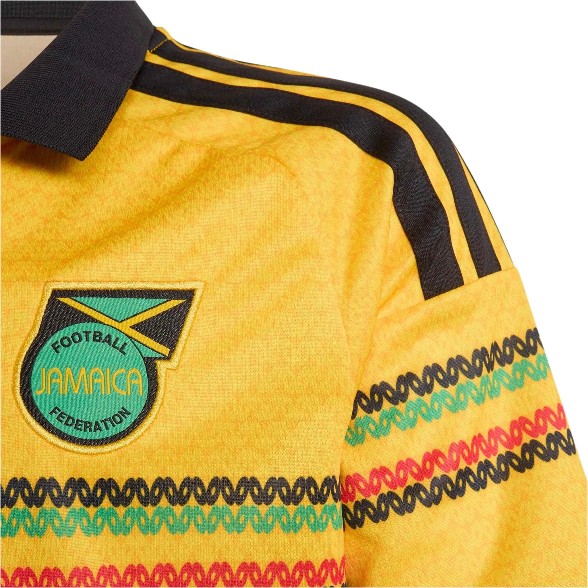 adidas 2026 Jamaica Youth Stadium Home Soccer Jersey 3