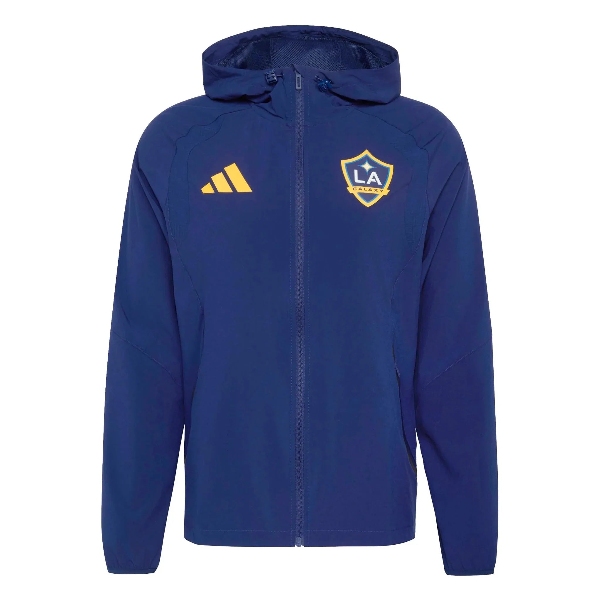 adidas 2026 LA Galaxy Men's Travel Full-Zip Windbreaker 1