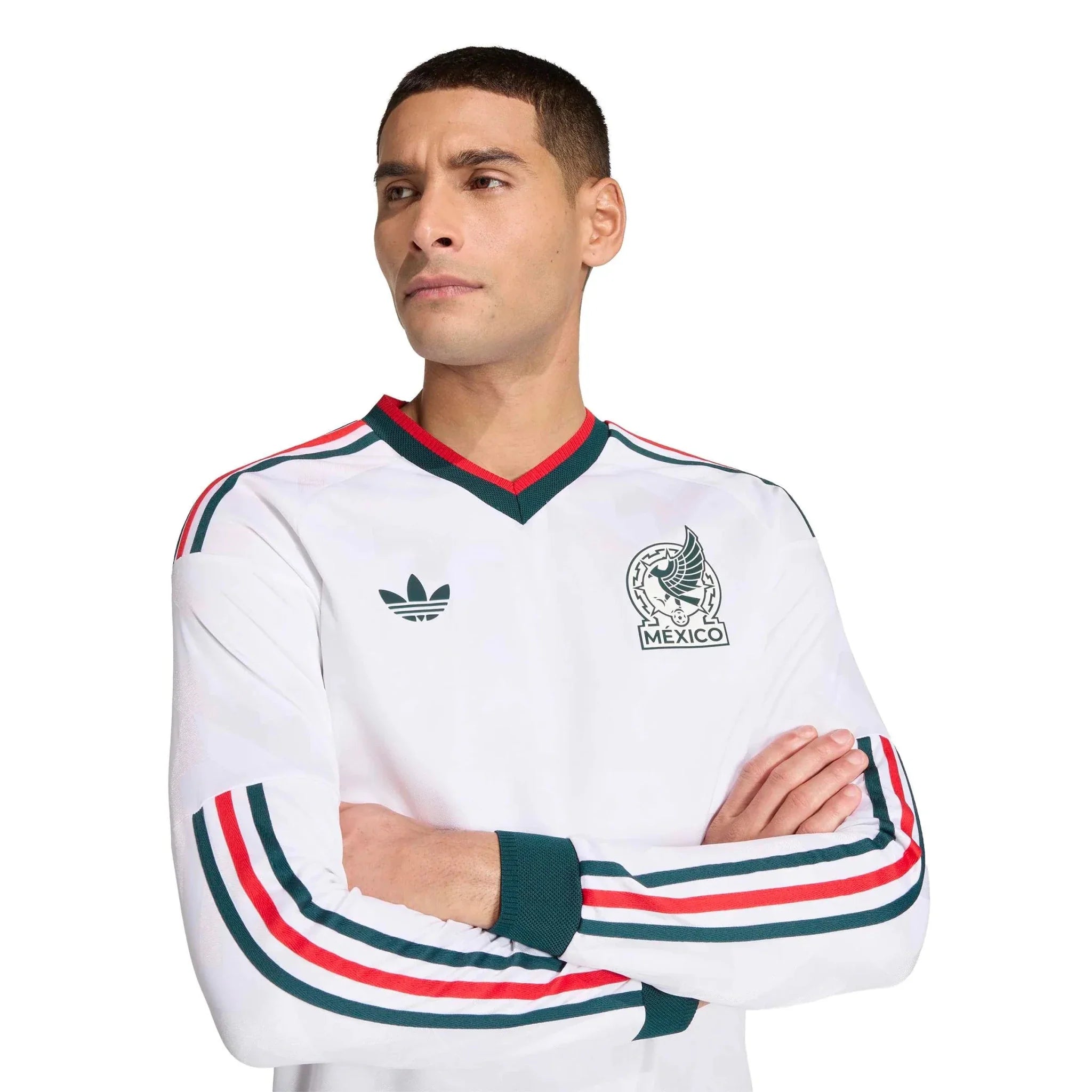 adidas 2026 Mexico Men's Authentic Away Long-Sleeve Soccer Jersey 5