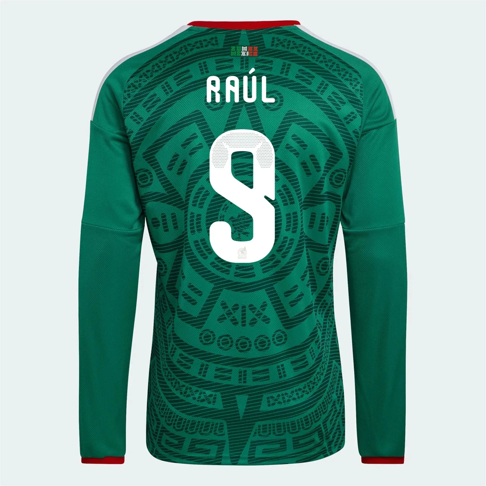 adidas 2026 Mexico Men's Authentic Home Long-Sleeve Soccer Jersey 12