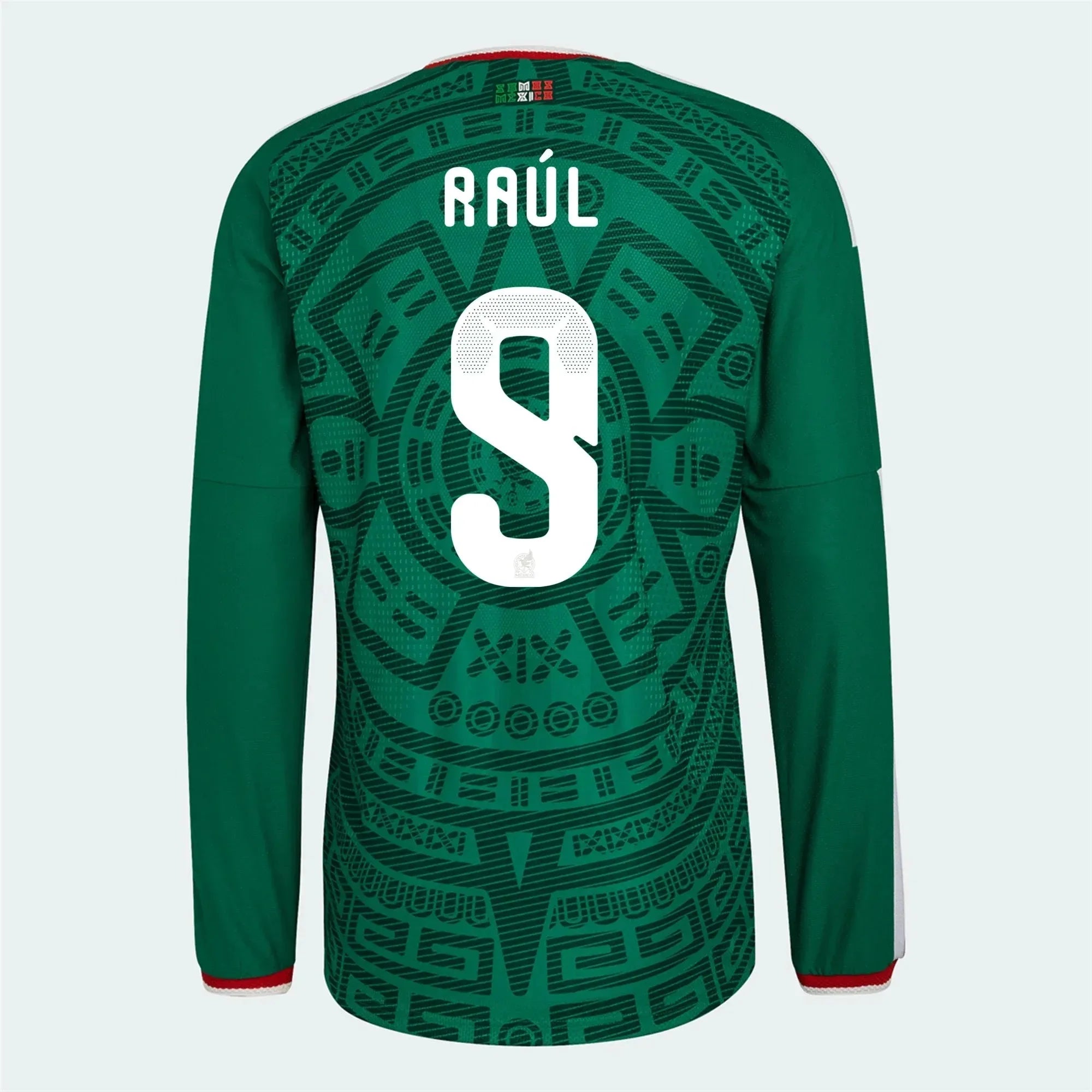 adidas 2026 Mexico Men's Authentic Home Long-Sleeve Soccer Jersey 5