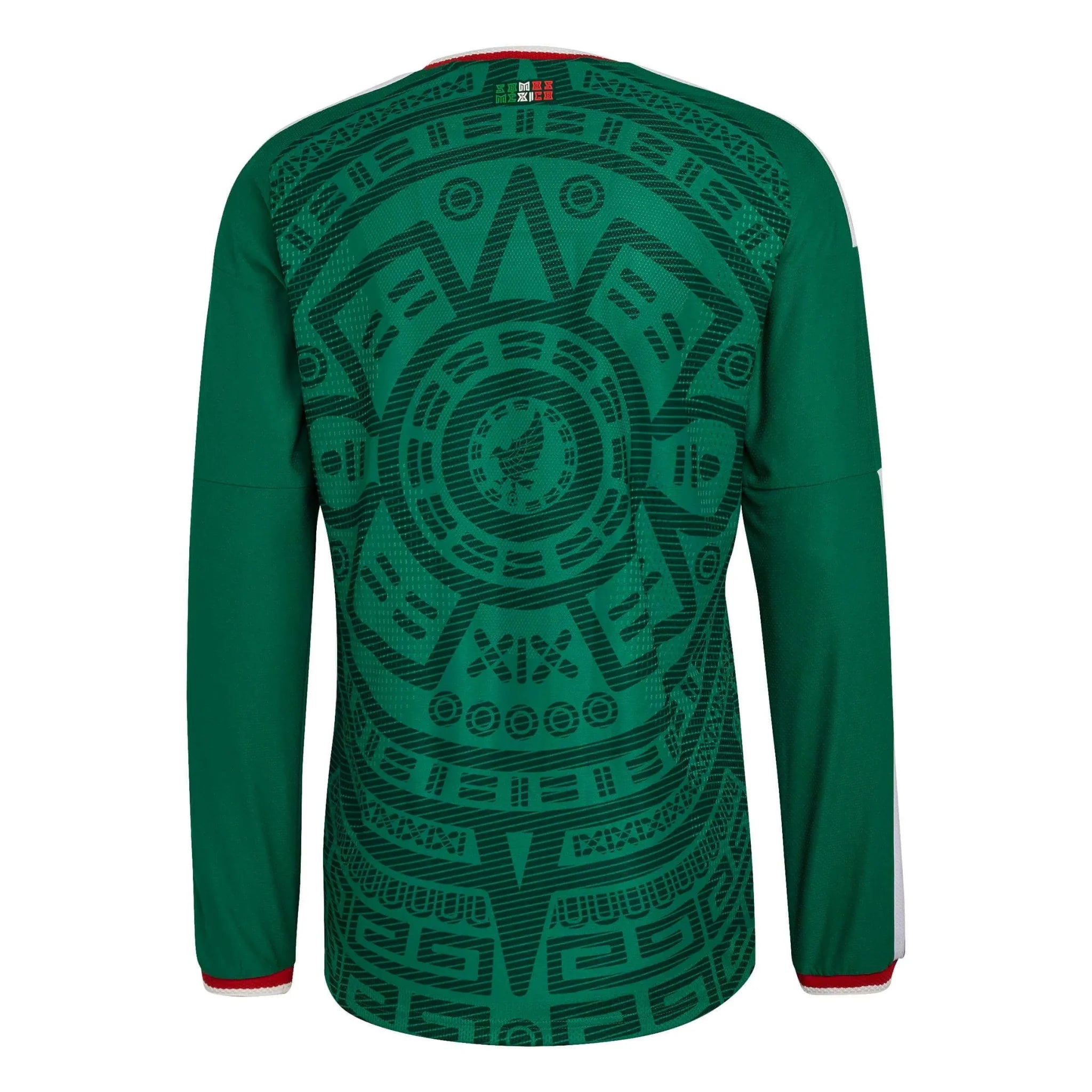 adidas 2026 Mexico Men's Authentic Home Long-Sleeve Soccer Jersey 2