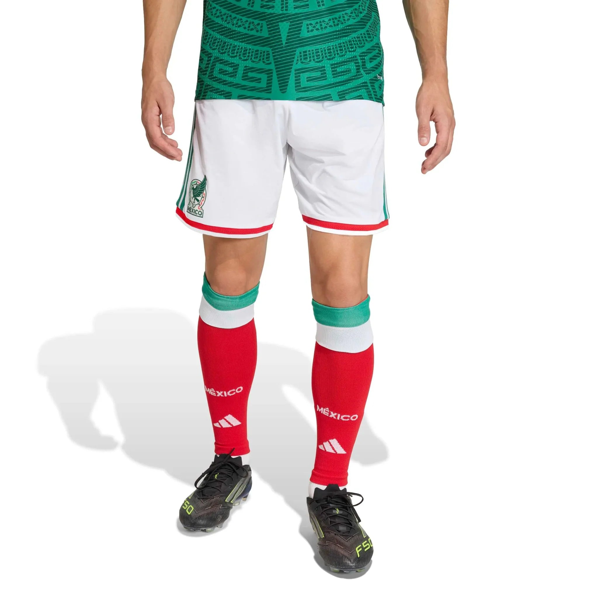 adidas 2026 Mexico Men's Authentic Home Shorts 2
