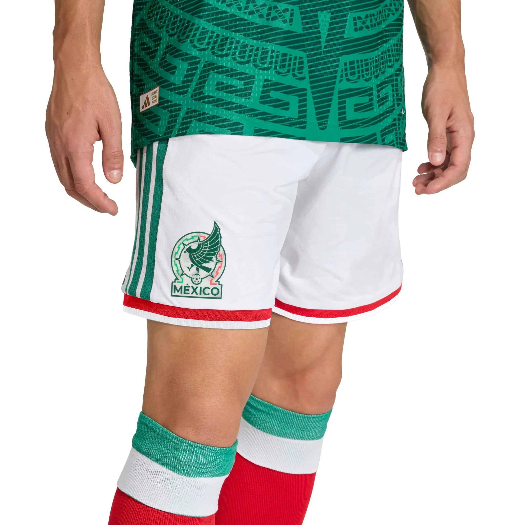 adidas 2026 Mexico Men's Authentic Home Shorts 4