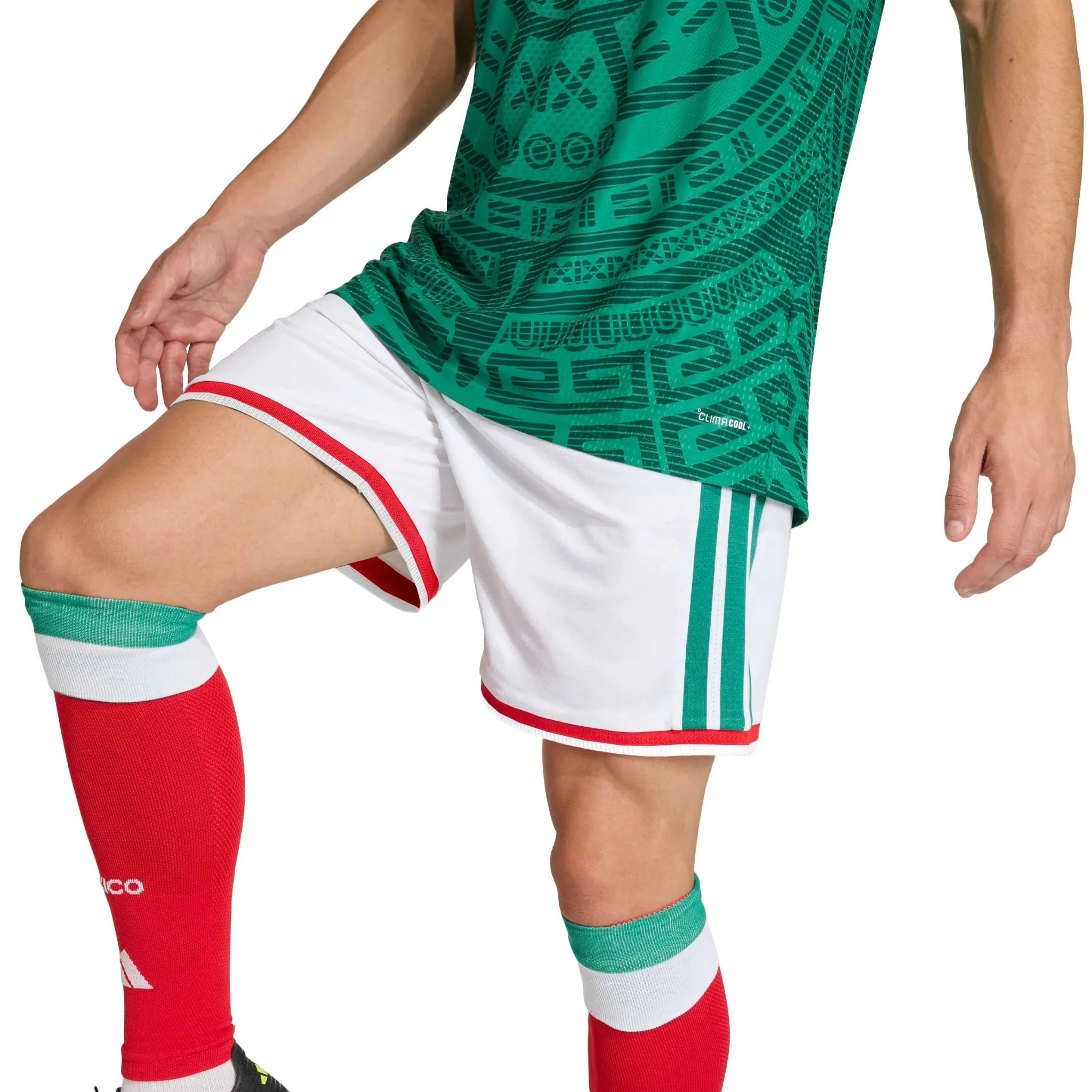 adidas 2026 Mexico Men's Authentic Home Shorts 5