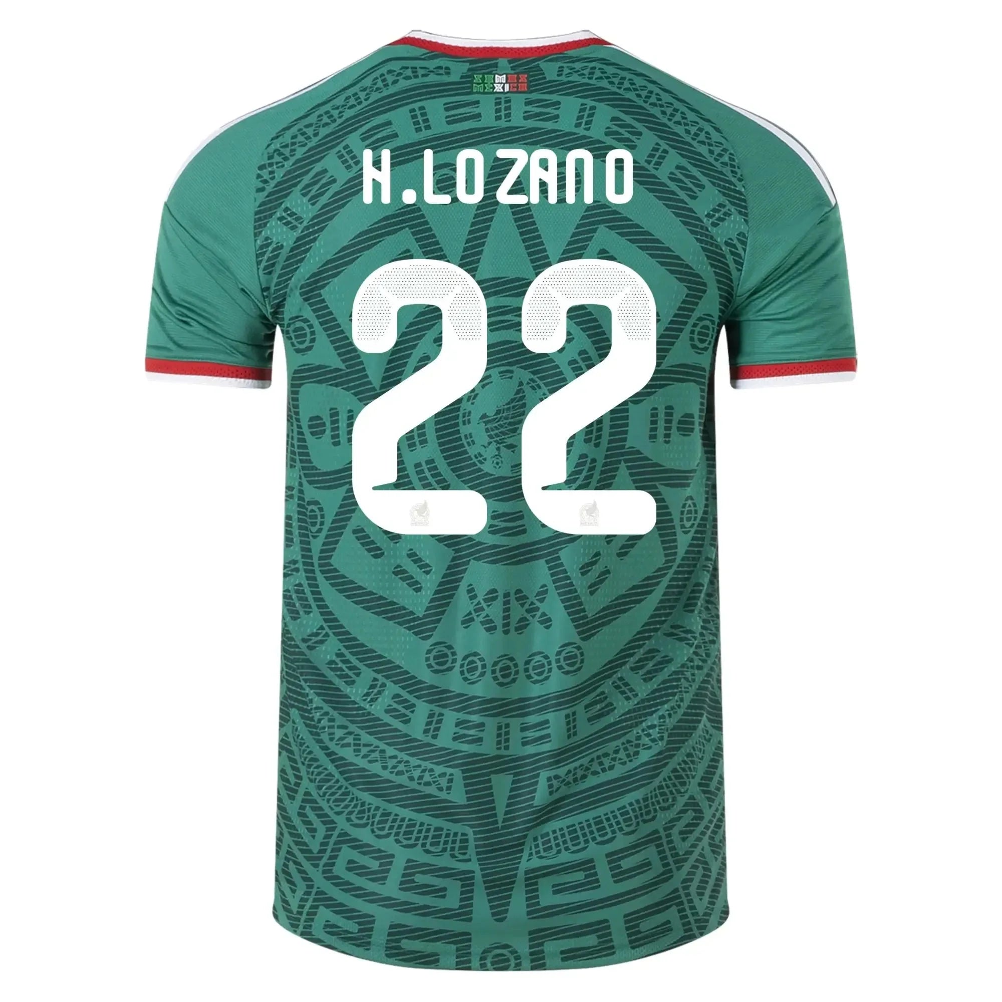 adidas 2026 Mexico Men's Authentic Home Soccer Jersey 12
