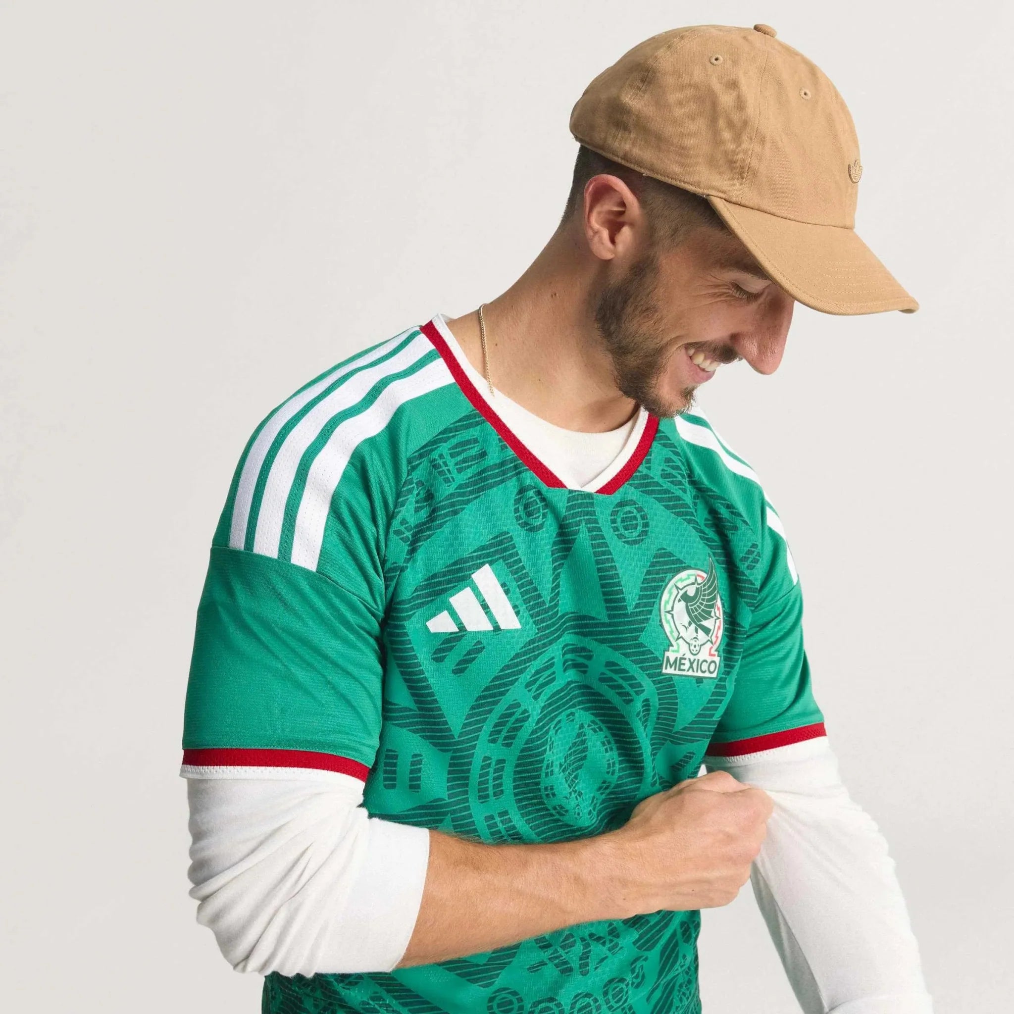 adidas 2026 Mexico Men's Authentic Home Soccer Jersey 4
