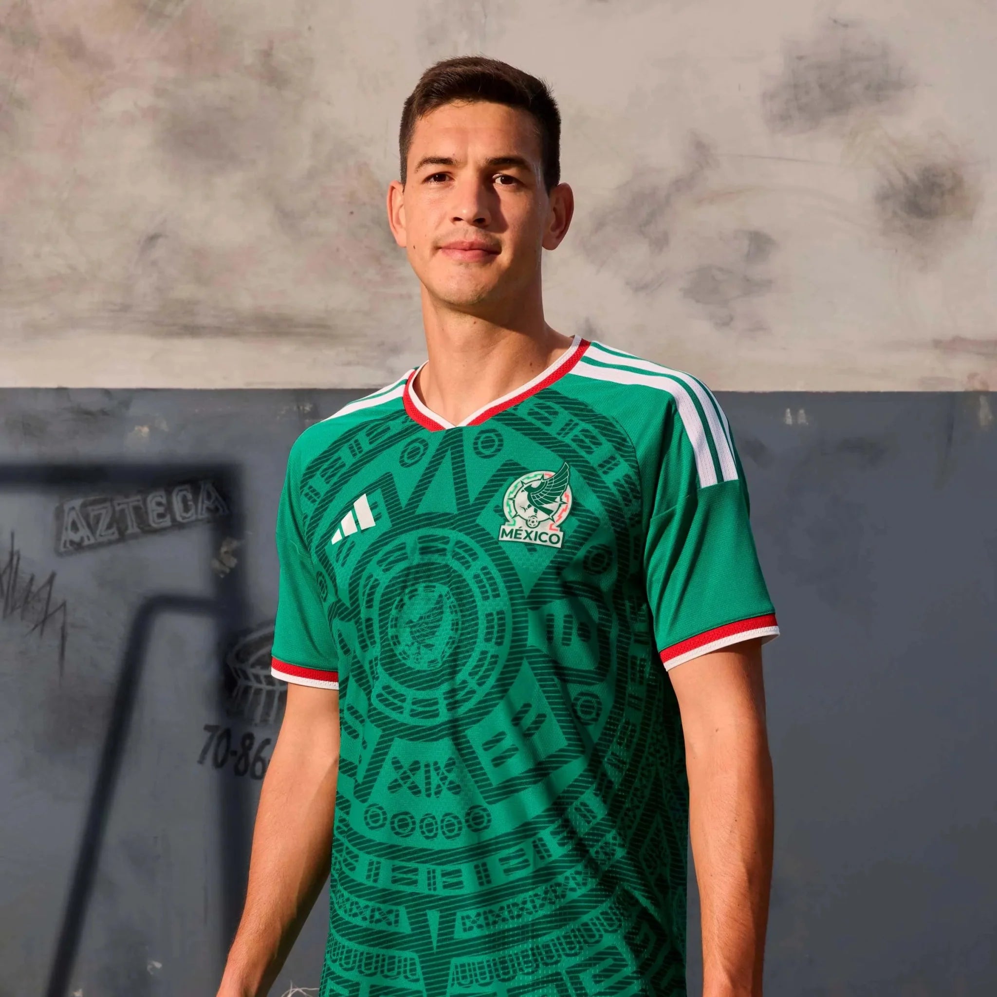 adidas 2026 Mexico Men's Authentic Home Soccer Jersey 9