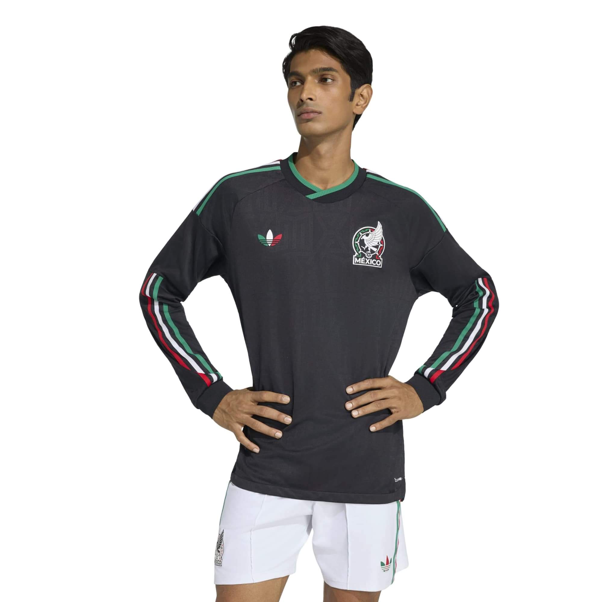 adidas 2026 Mexico Men's Authentic Third Long-Sleeve Soccer Jersey 3