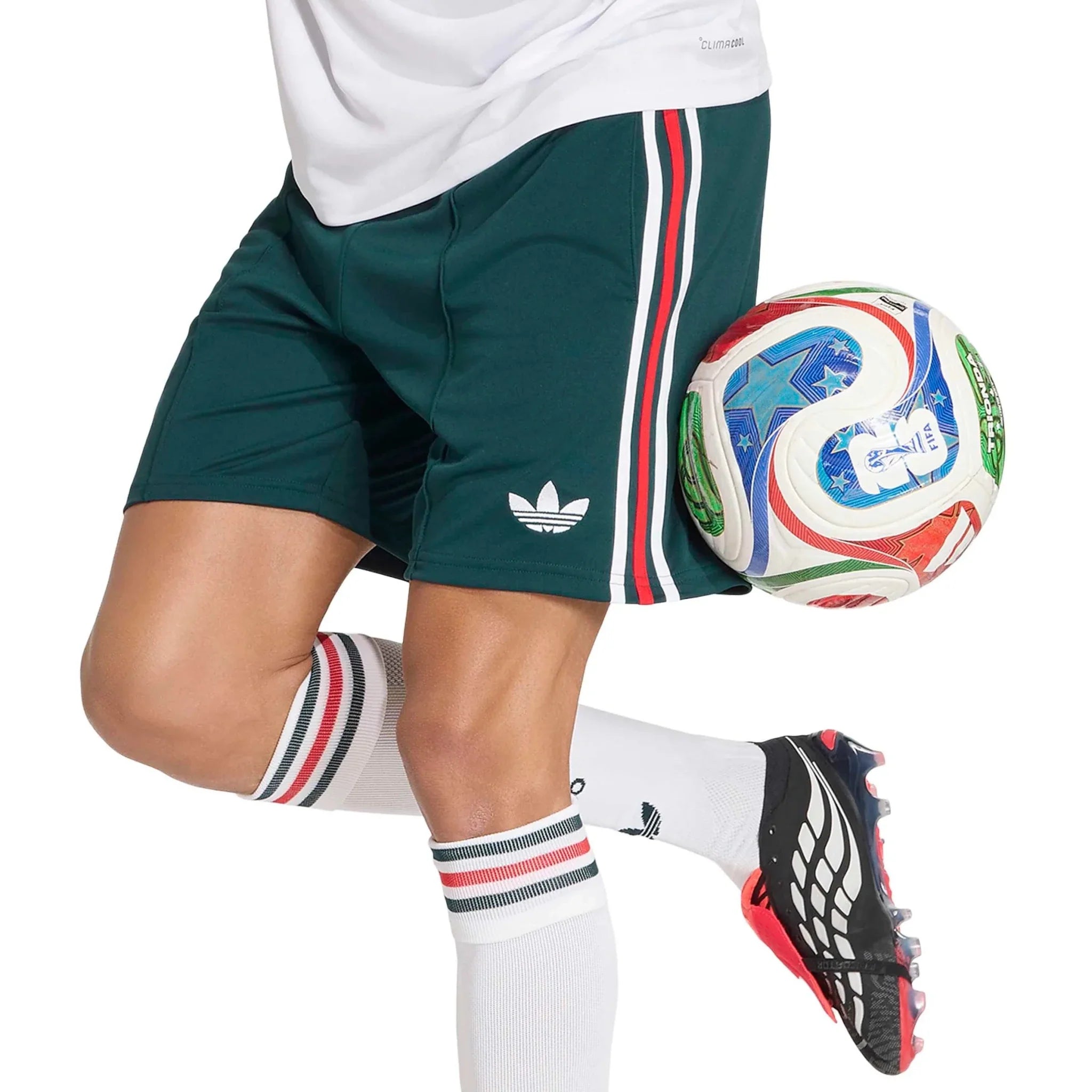 adidas 2026 Mexico Men's Stadium Away Shorts 4