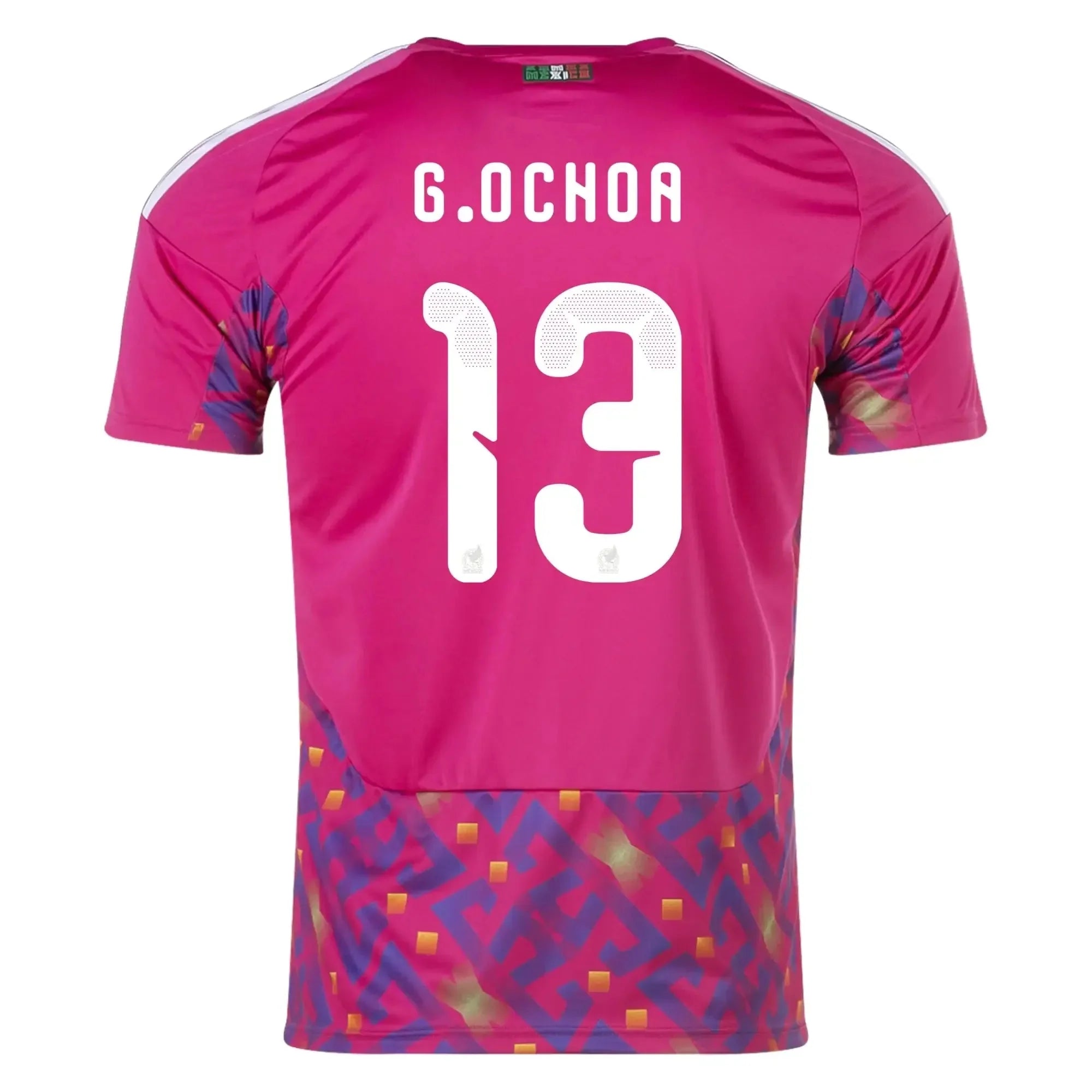 adidas 2026 Mexico Men's Stadium Home Goalkeeper Soccer Jersey 7