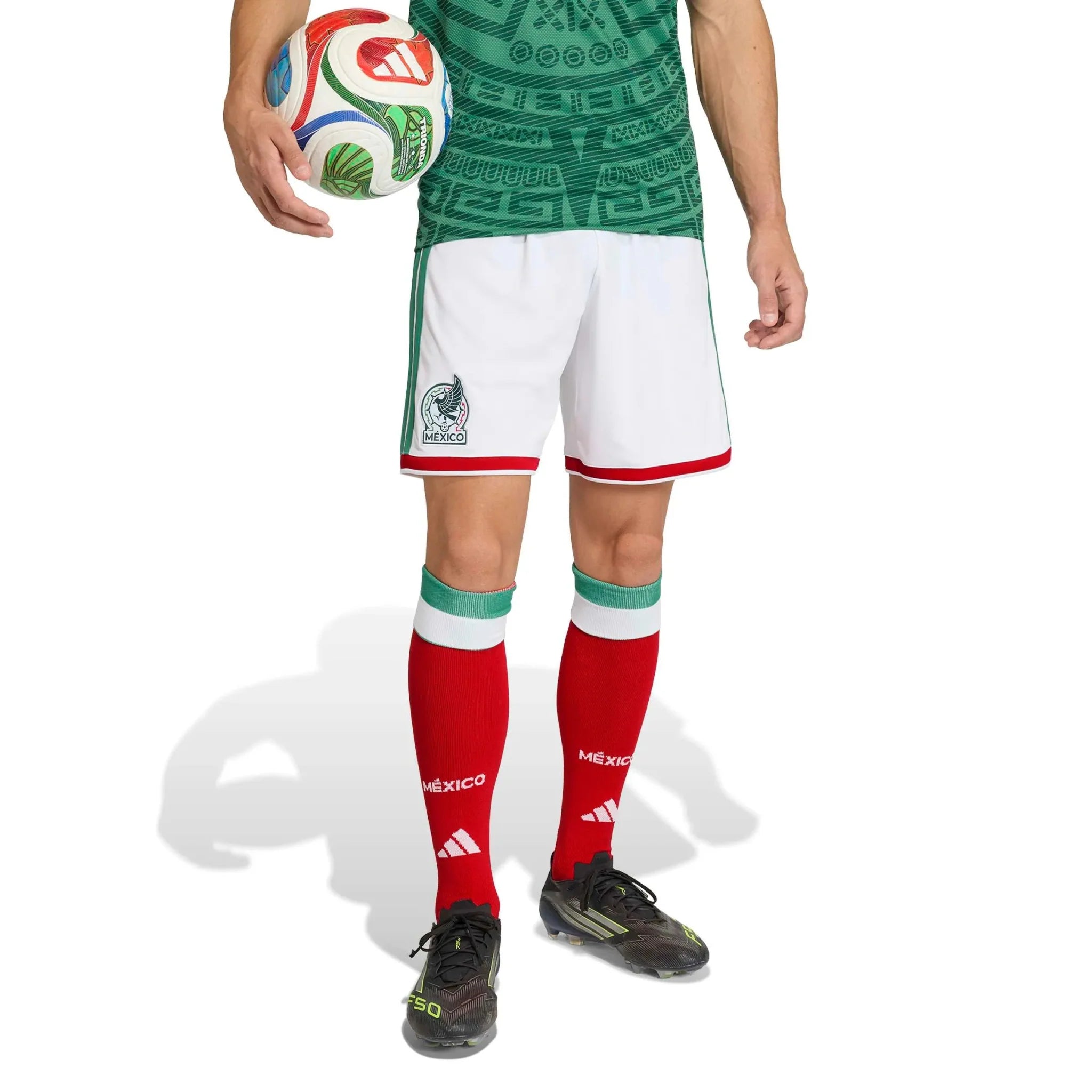 adidas 2026 Mexico Men's Stadium Home Shorts 2