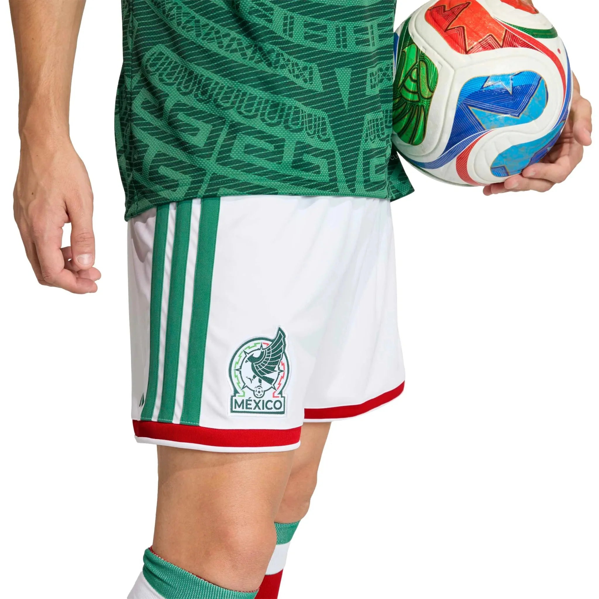 adidas 2026 Mexico Men's Stadium Home Shorts 4