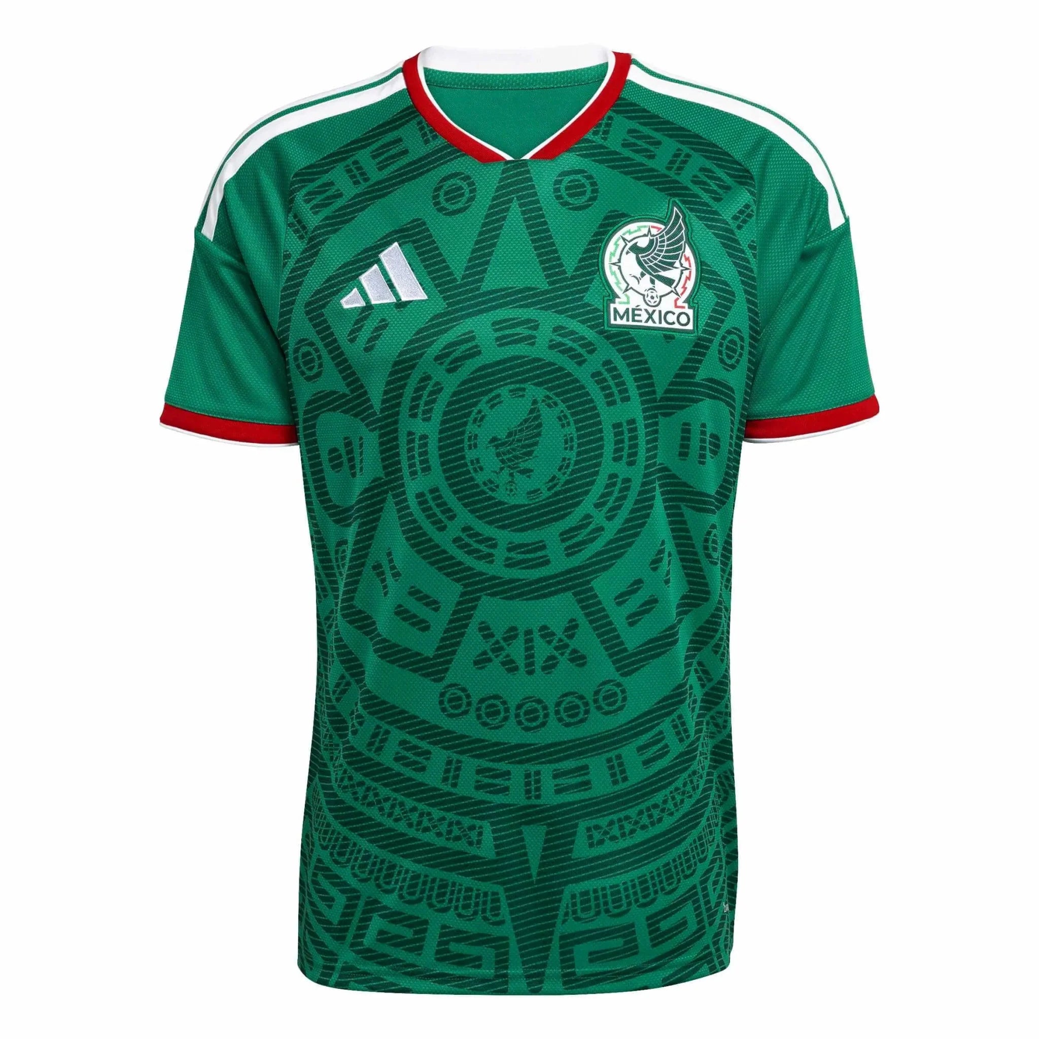 adidas 2026 Mexico Men's Stadium Home Soccer Jersey 1