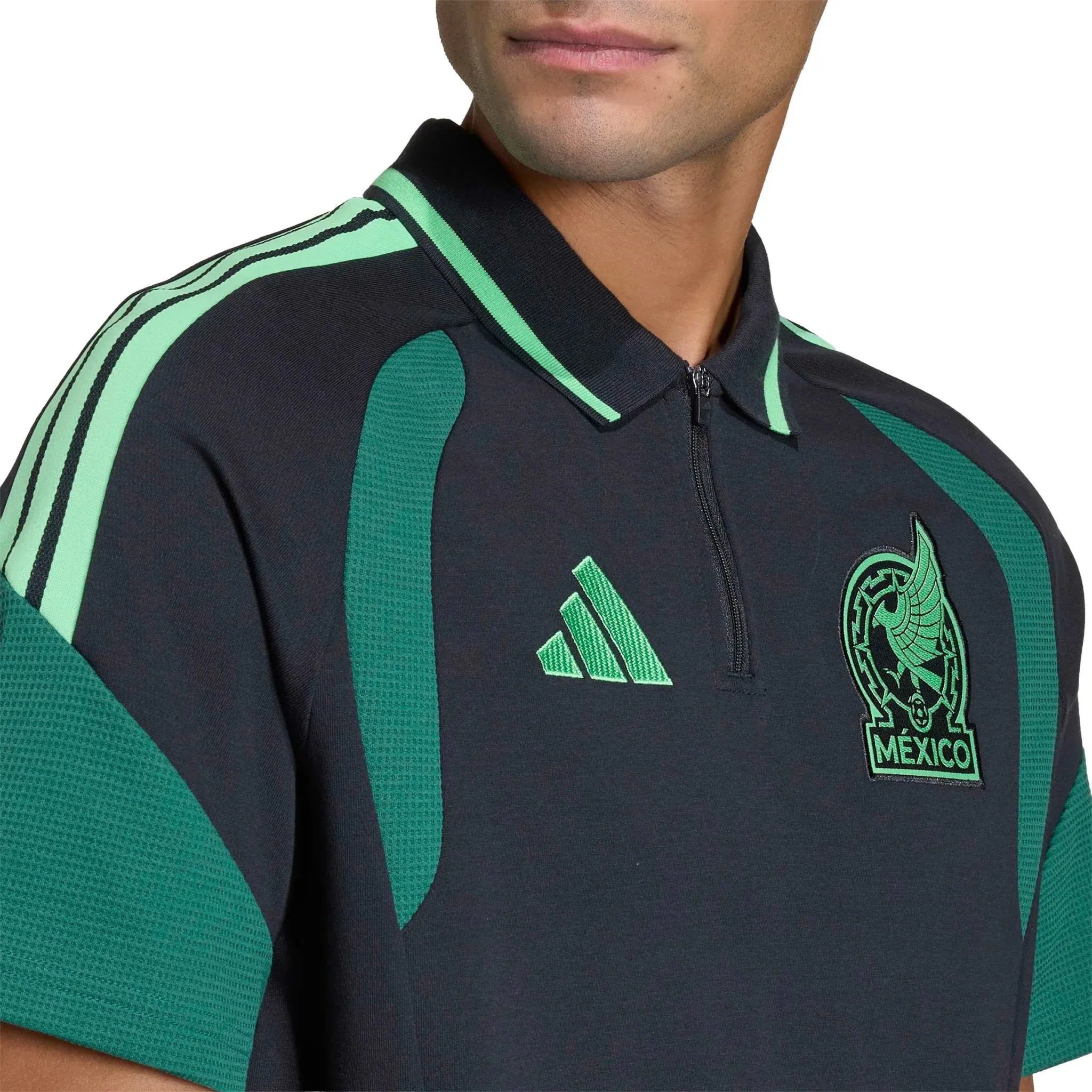 adidas 2026 Mexico Men's Tiro Polo Shirt 5