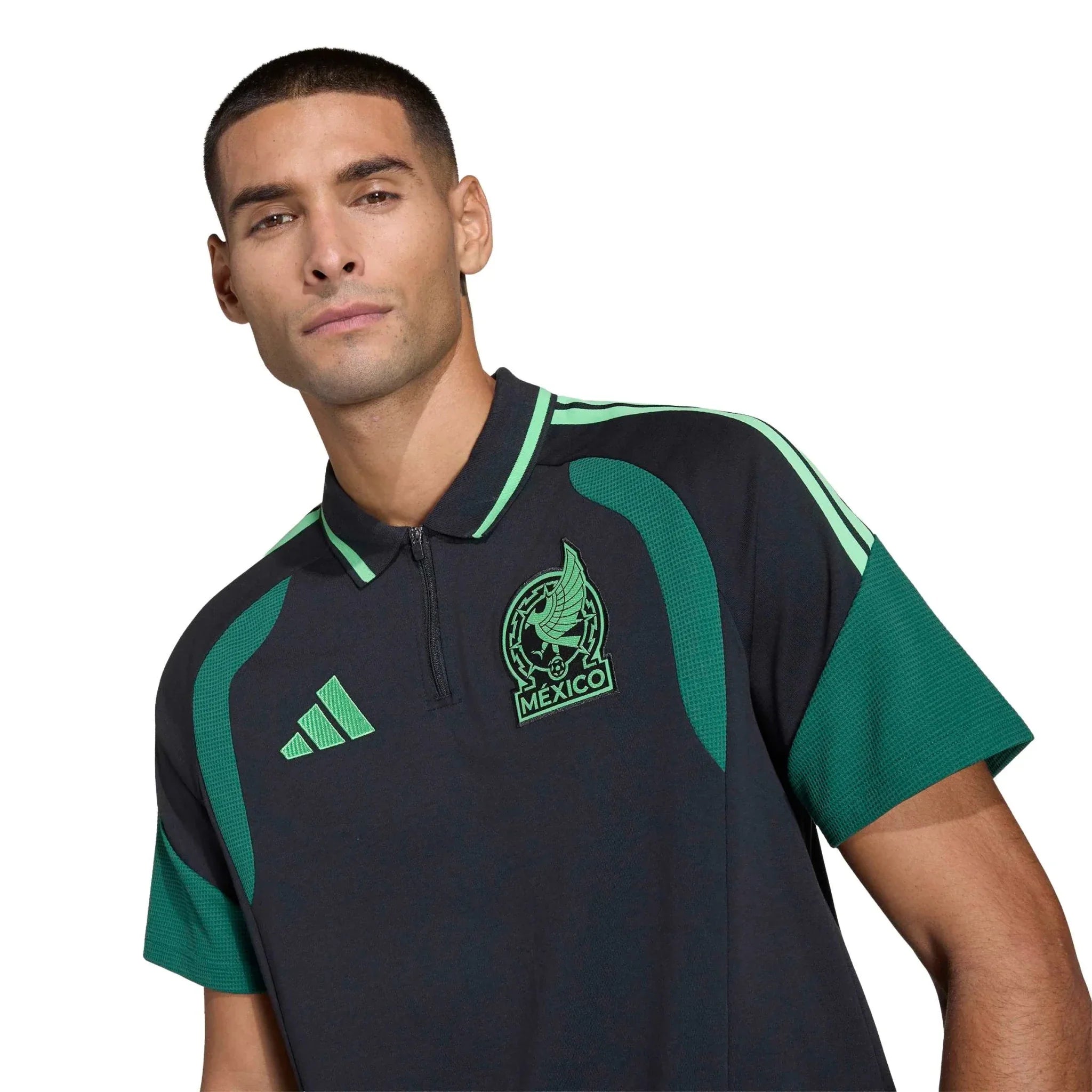 adidas 2026 Mexico Men's Tiro Polo Shirt 4