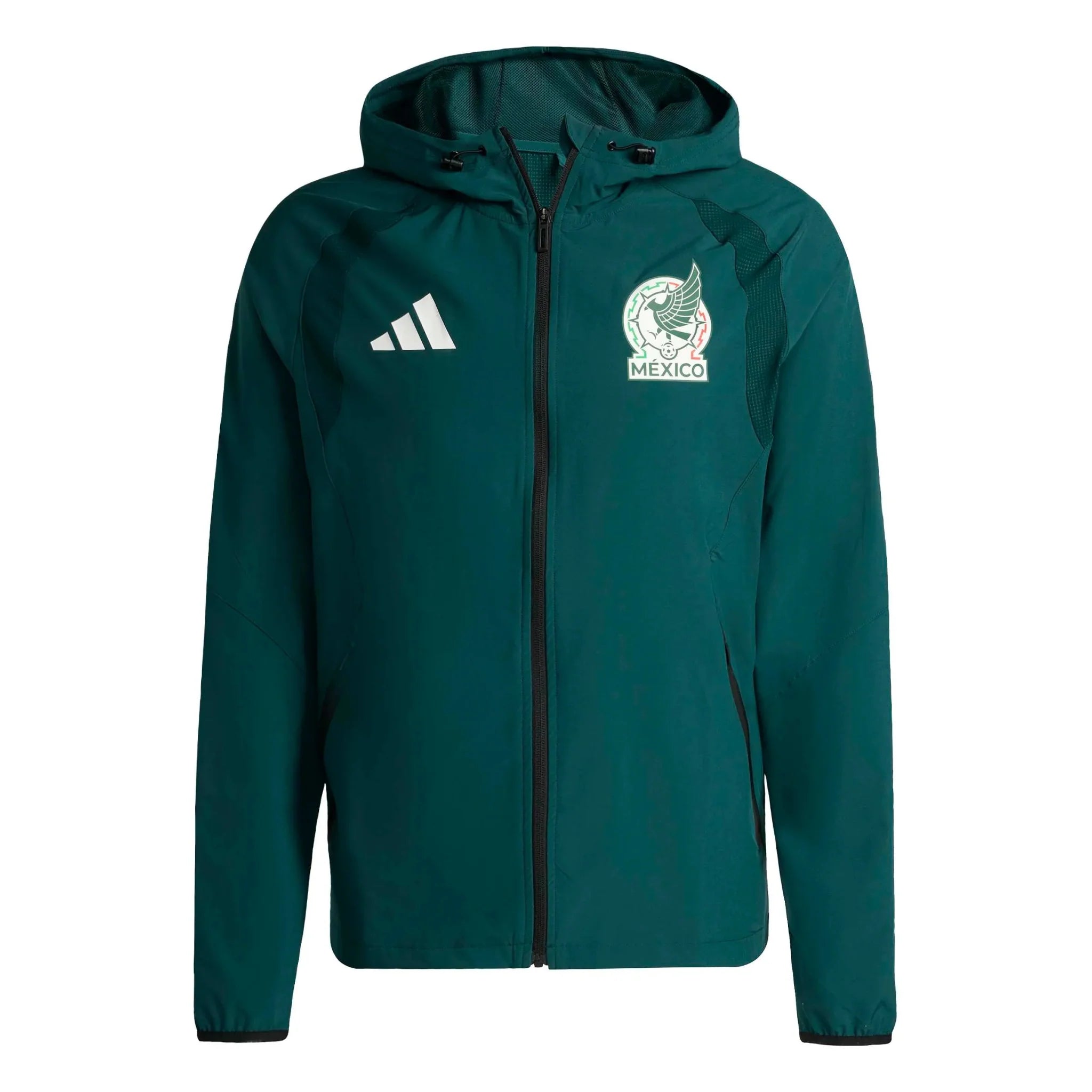 adidas 2026 Mexico Men's Tiro Travel Full Zip Windbreaker 1