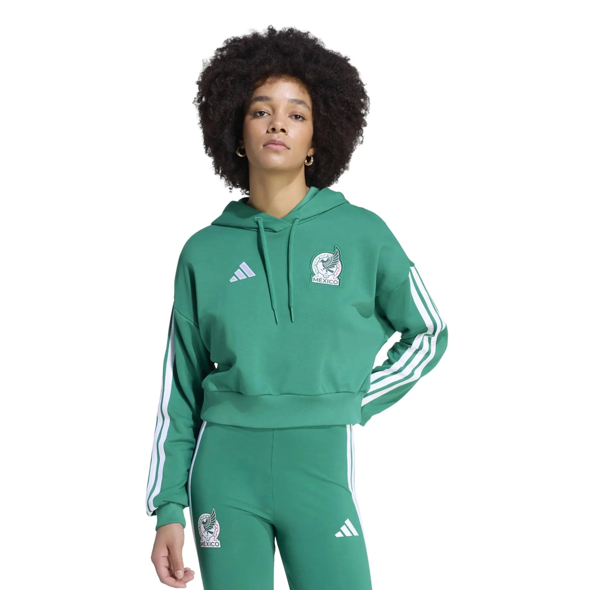 adidas 2026 Mexico Women's DNA Hoodie 2