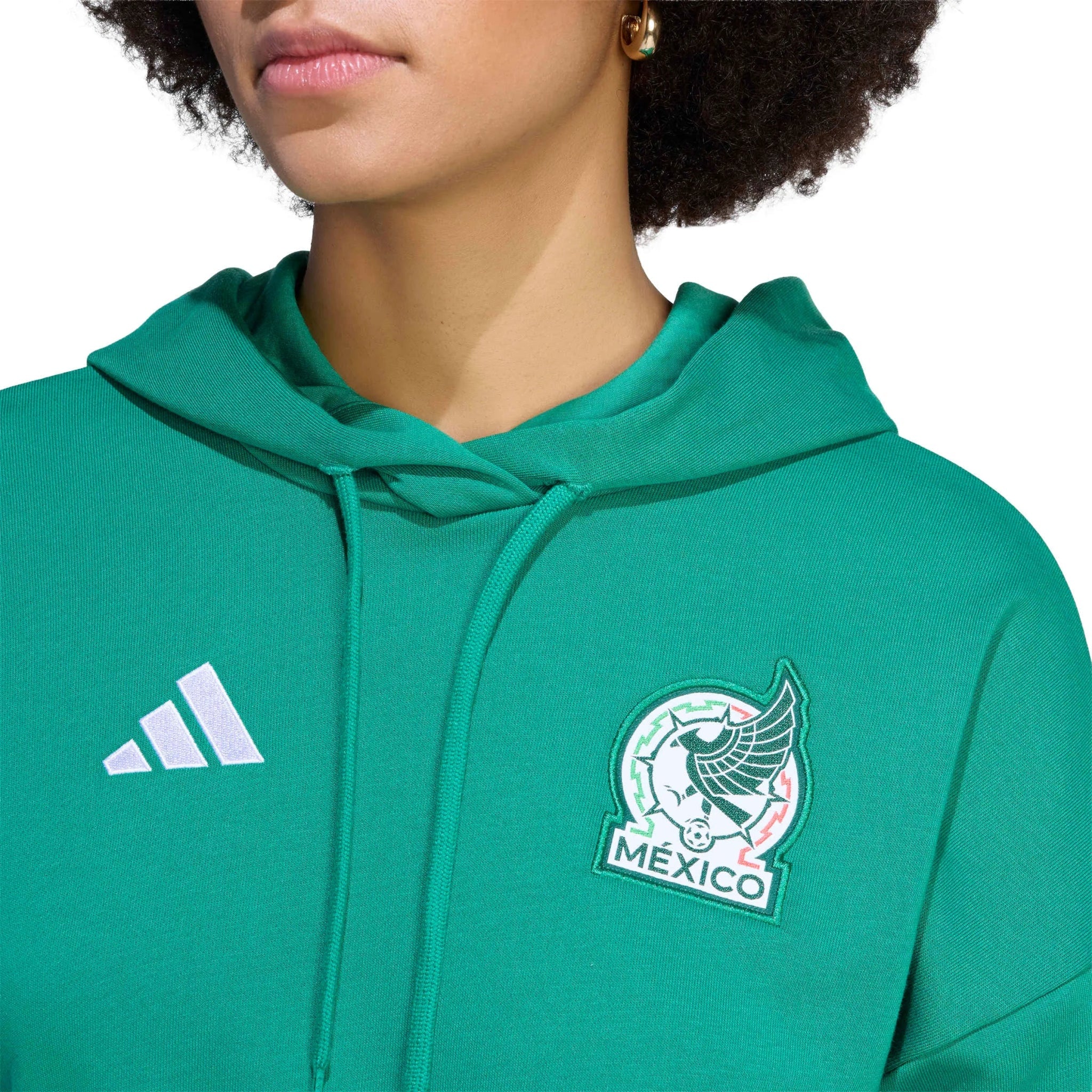 adidas 2026 Mexico Women's DNA Hoodie 5