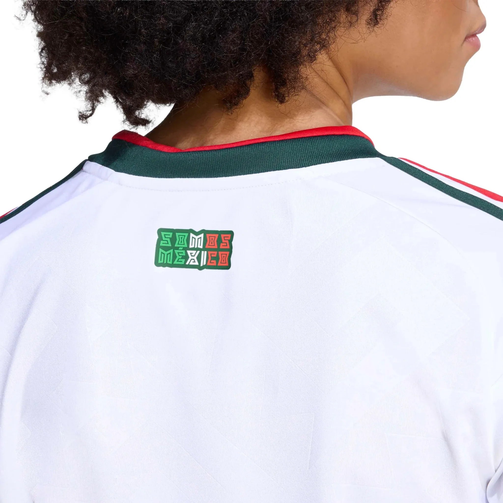 adidas 2026 Mexico Women's Stadium Away Cropped Soccer Jersey 6