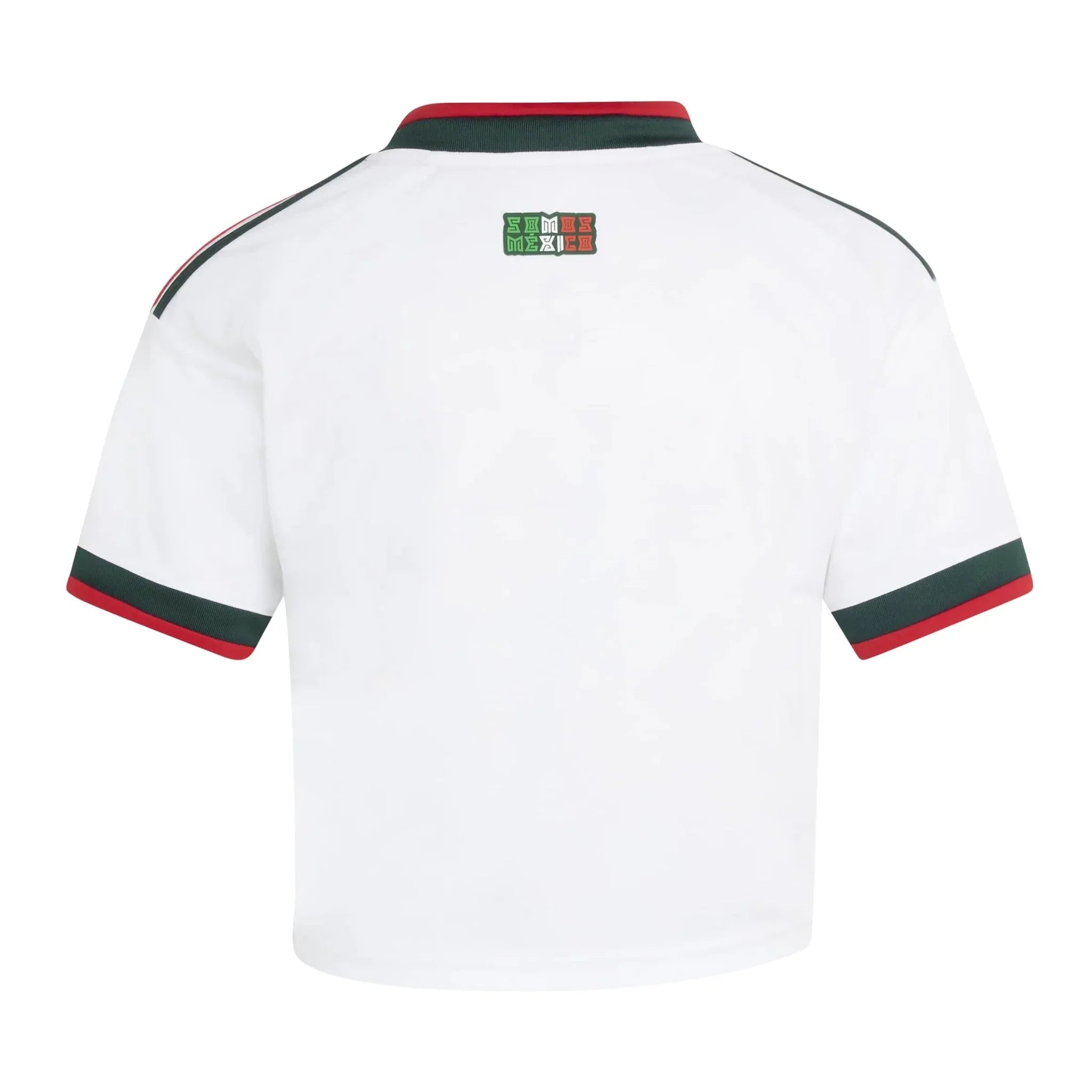 adidas 2026 Mexico Women's Stadium Away Cropped Soccer Jersey 2
