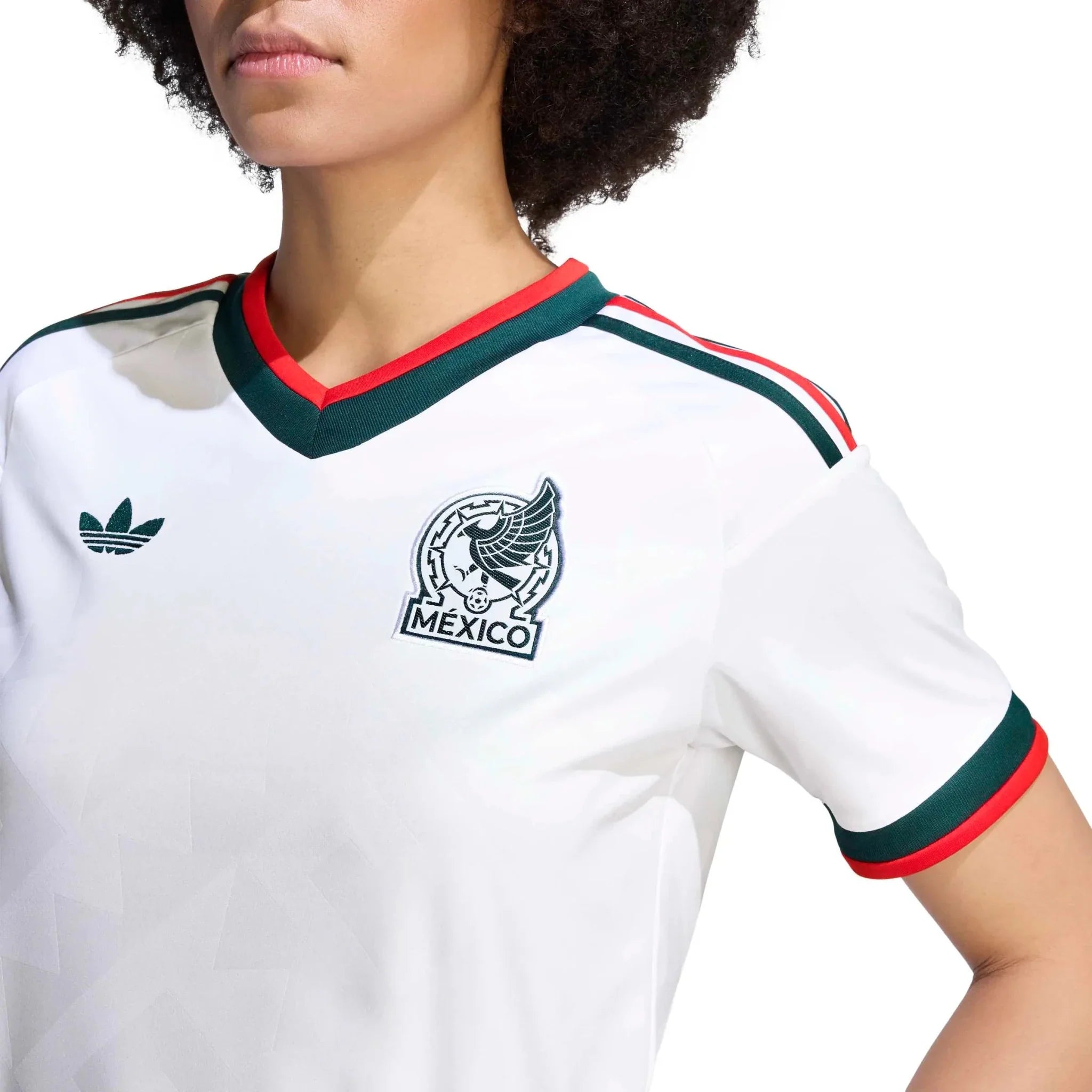 adidas 2026 Mexico Women's Stadium Away Soccer Jersey 5