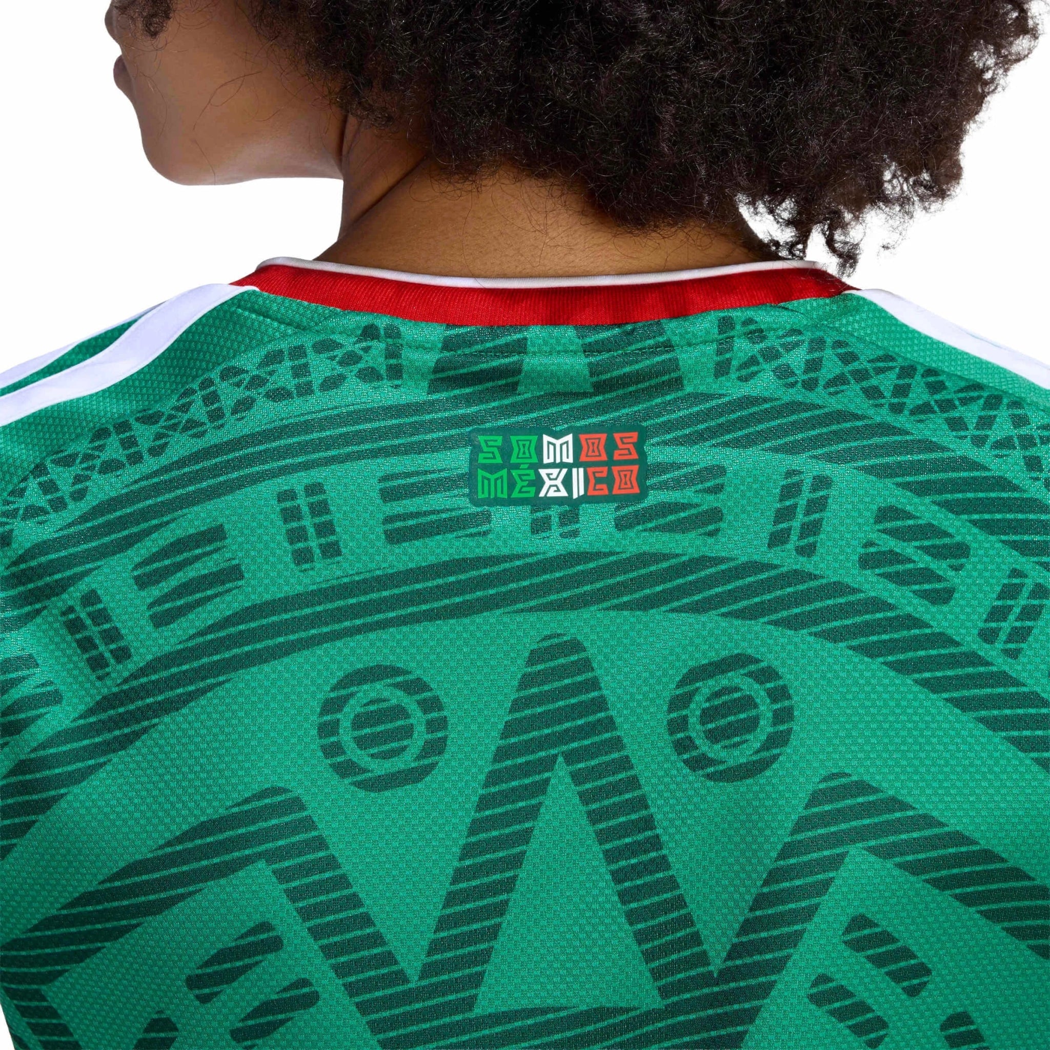 adidas 2026 Mexico Women's Stadium Home Soccer Jersey 6