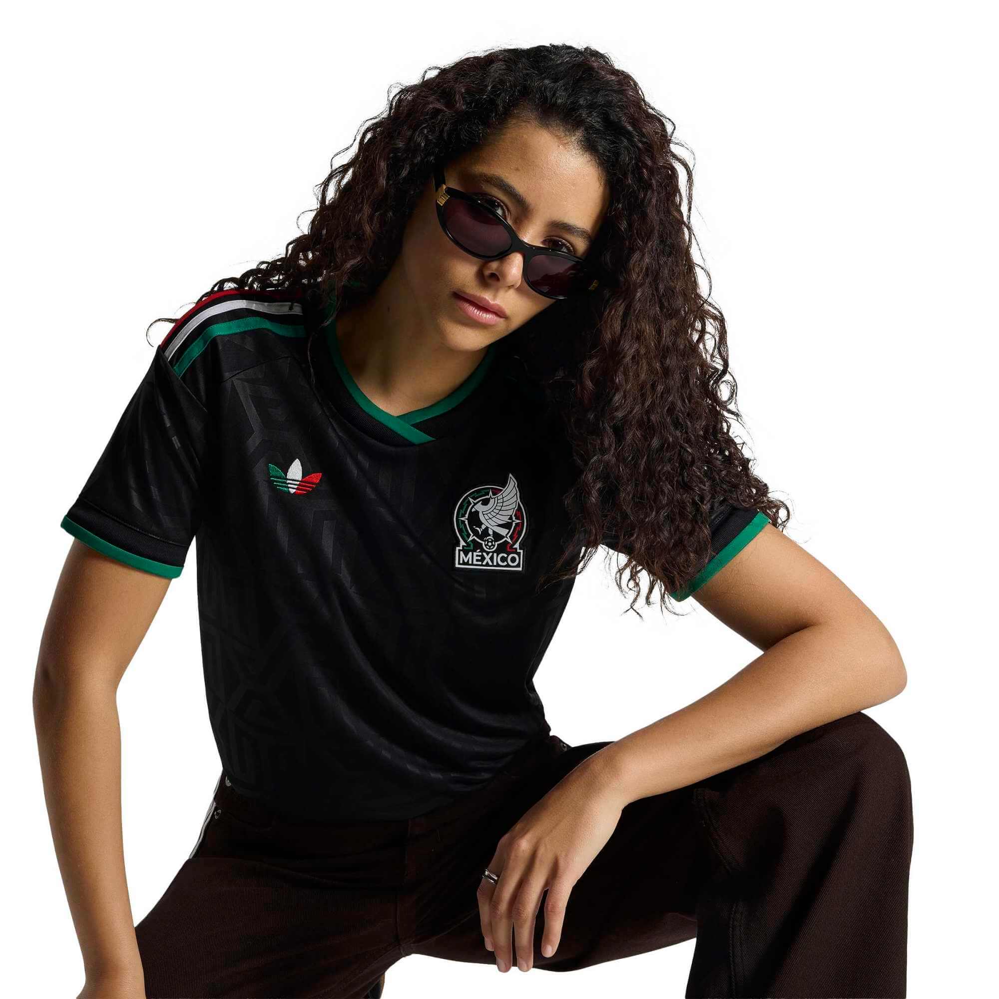 adidas 2026 Mexico Women's Stadium Third Soccer Jersey 5