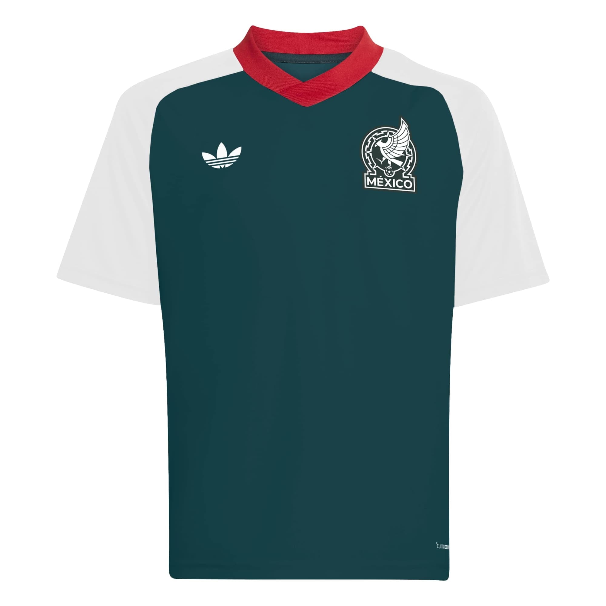 adidas 2026 Mexico Youth Away Pre-Match Soccer Jersey 1