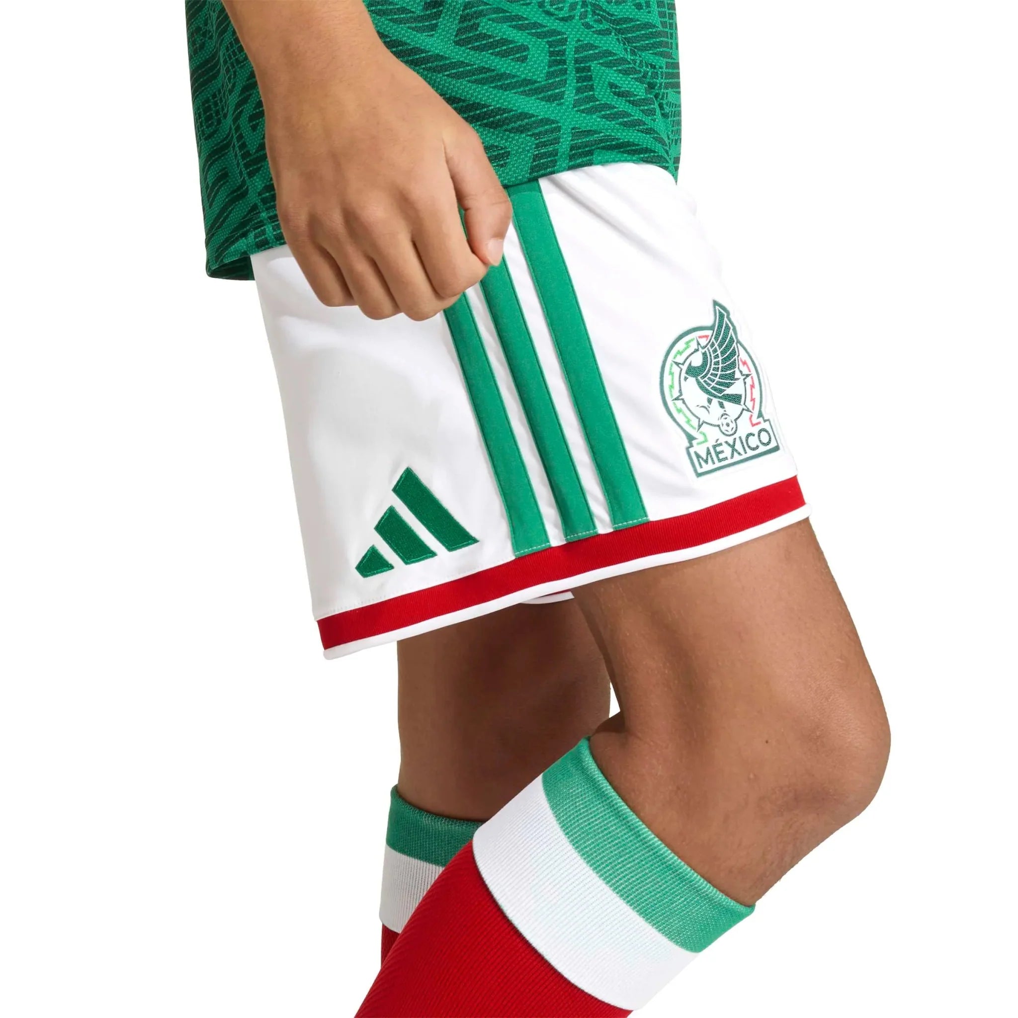 adidas 2026 Mexico Youth Home Shorts 4