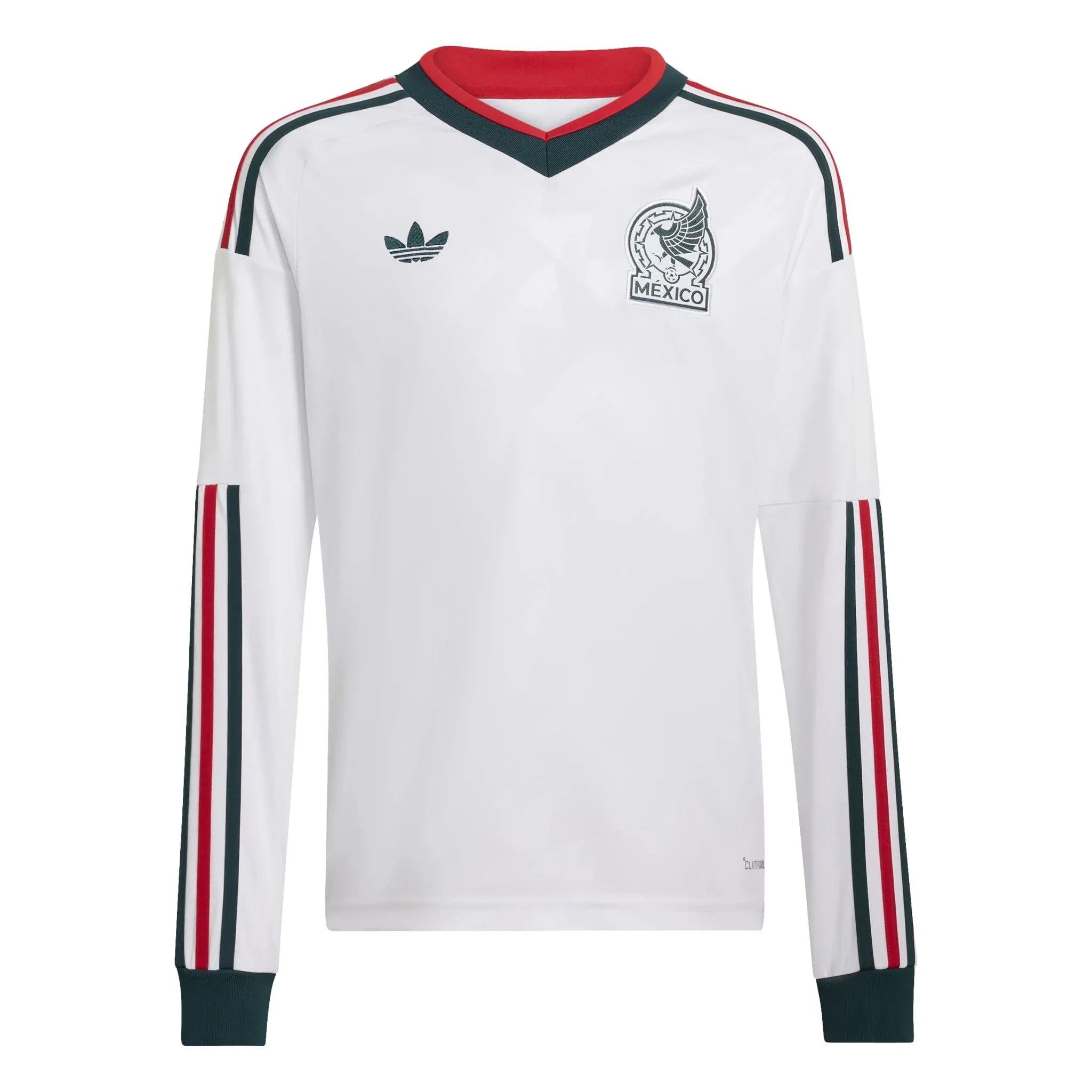 adidas 2026 Mexico Youth Stadium Away Long-Sleeve Soccer Jersey 1