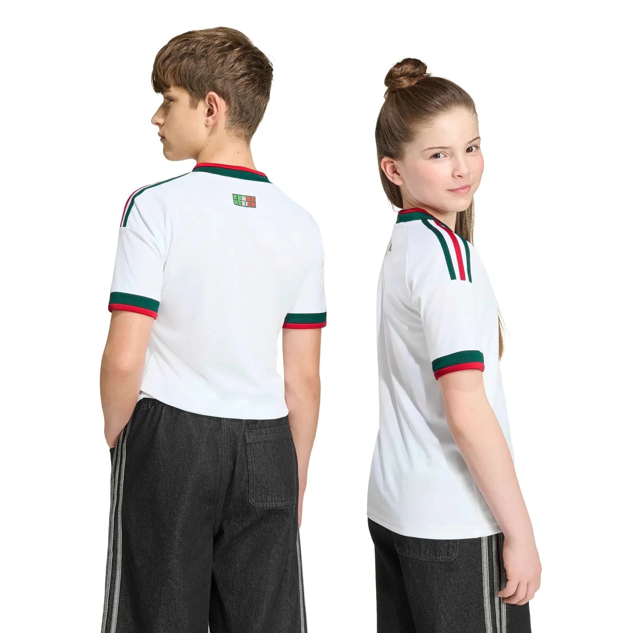 adidas 2026 Mexico Youth Stadium Away Soccer Jersey 8