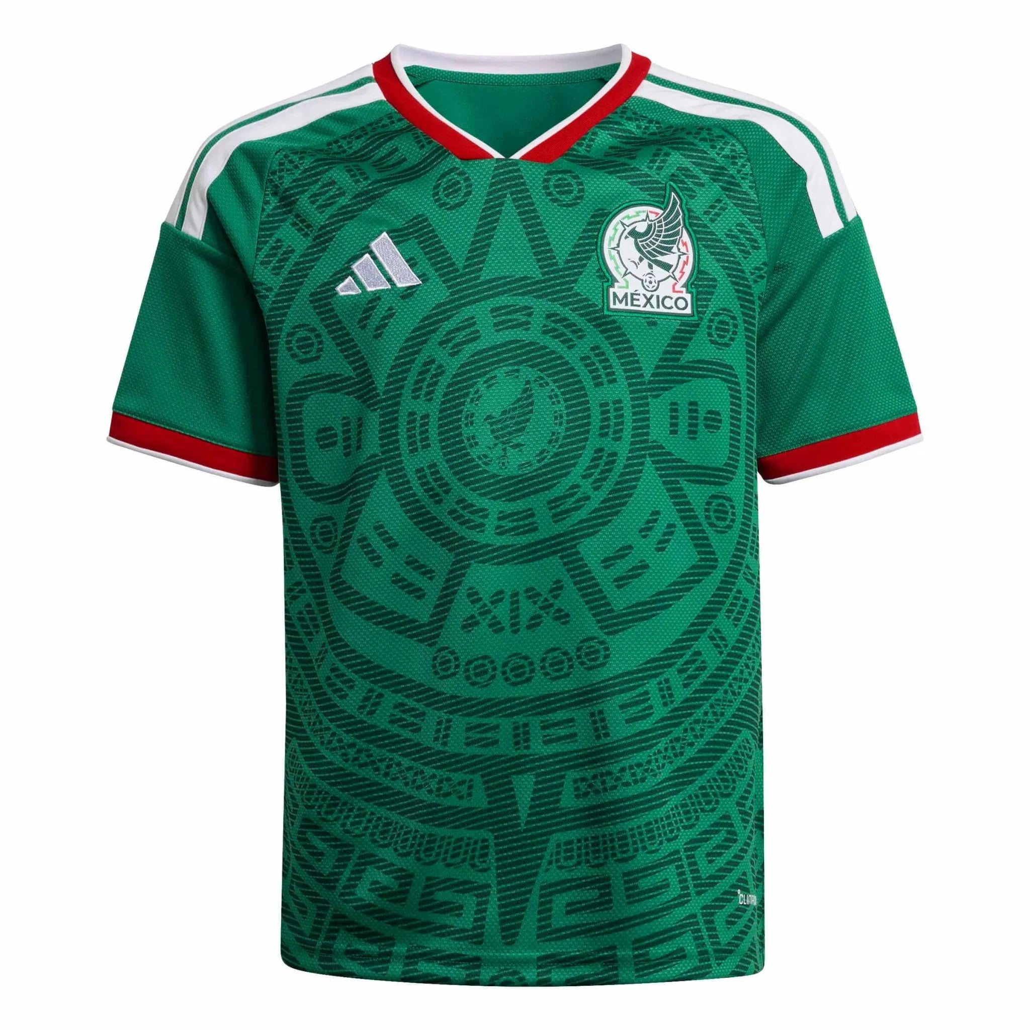 adidas 2026 Mexico Youth Stadium Home Soccer Jersey 1