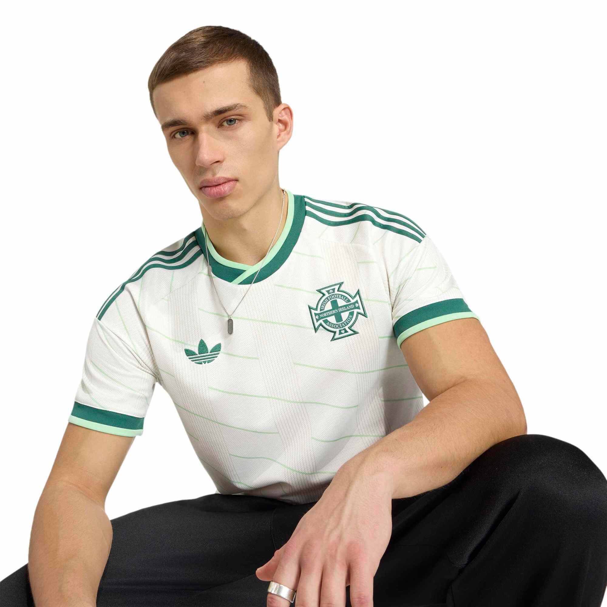 adidas 2026 Northern Ireland Men's Stadium Away Soccer Jersey 5