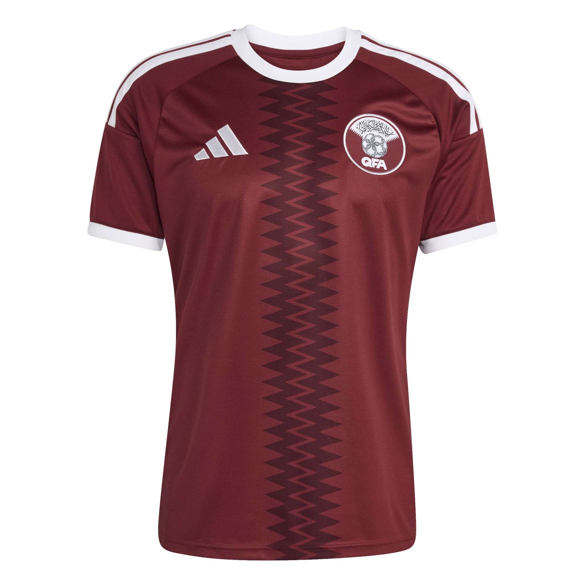 adidas 2026 Qatar Men's Stadium Home Soccer Jersey 1