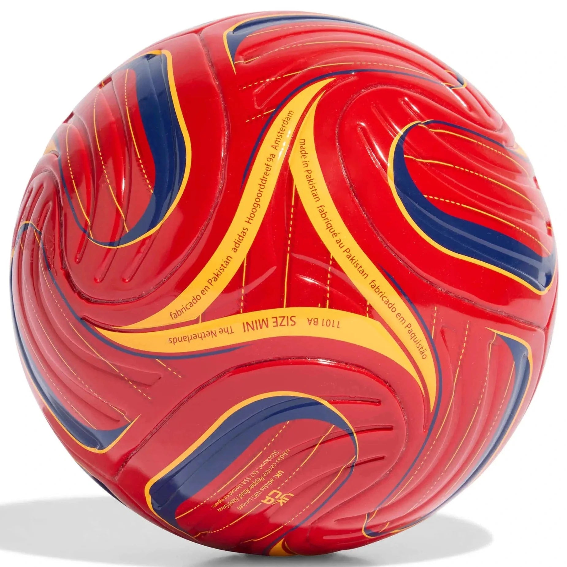 adidas 2026 Spain Home Mini Soccer Ball 2